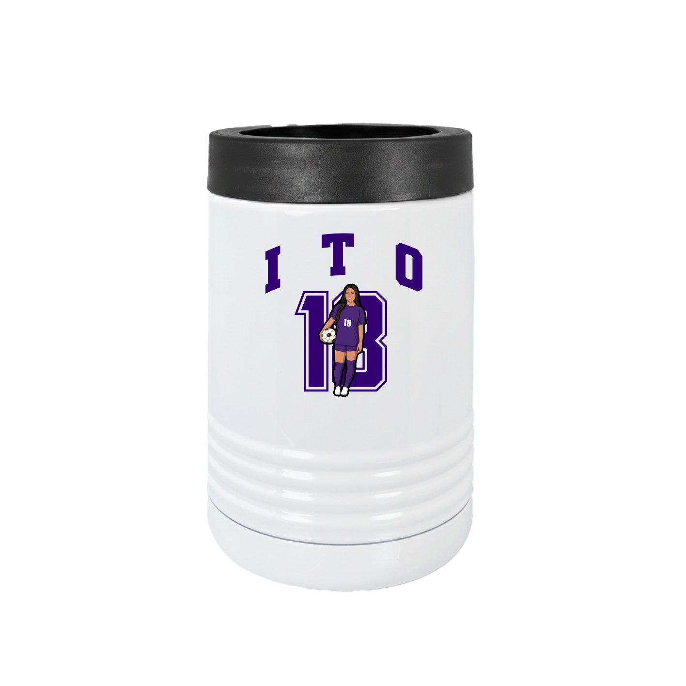 Beverage Holder — Number in White