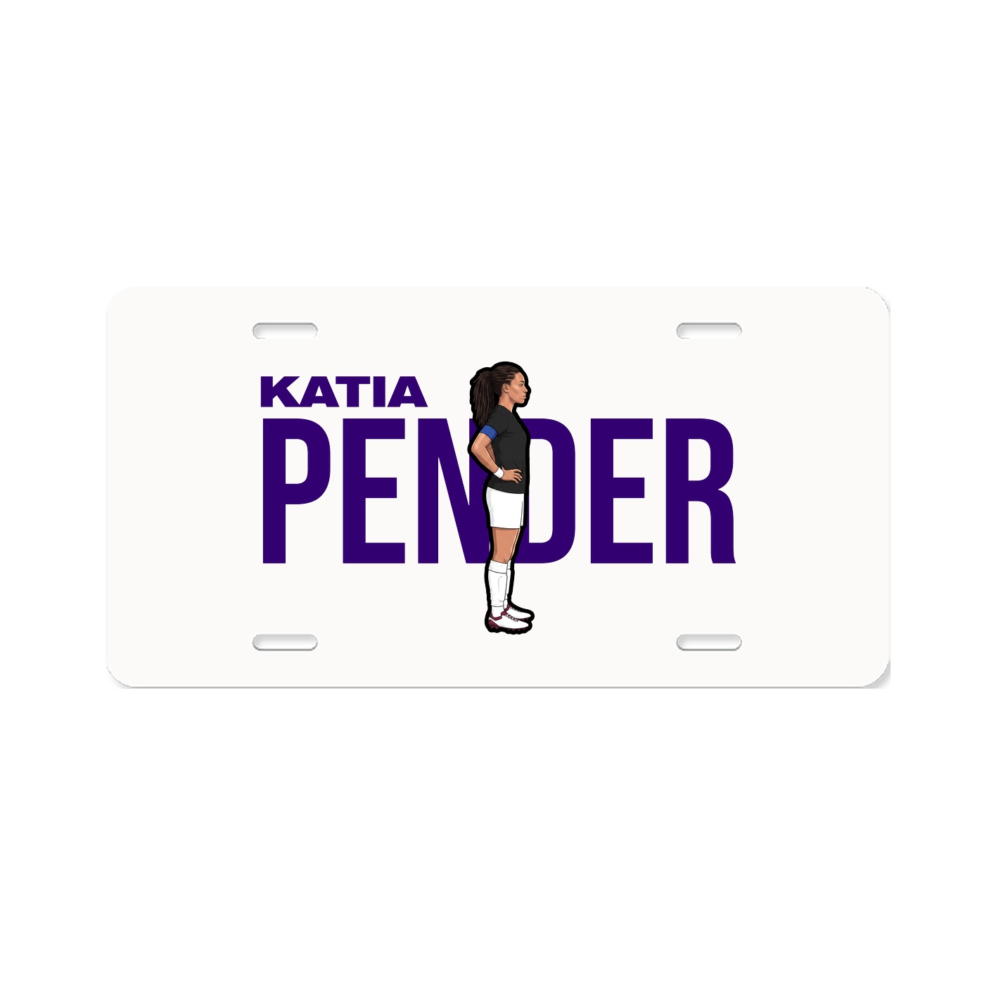 License Plate — Player Name in Classic