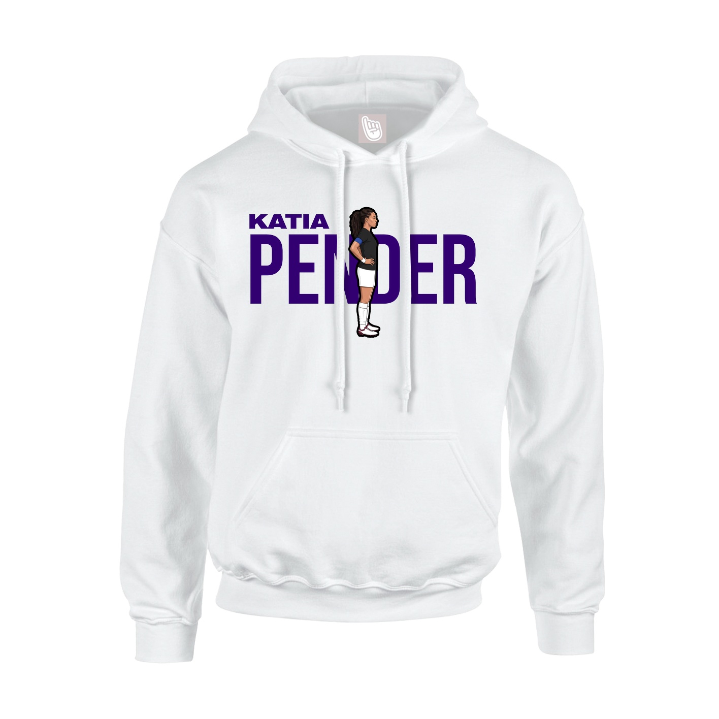 Hoodie — Player Name in White