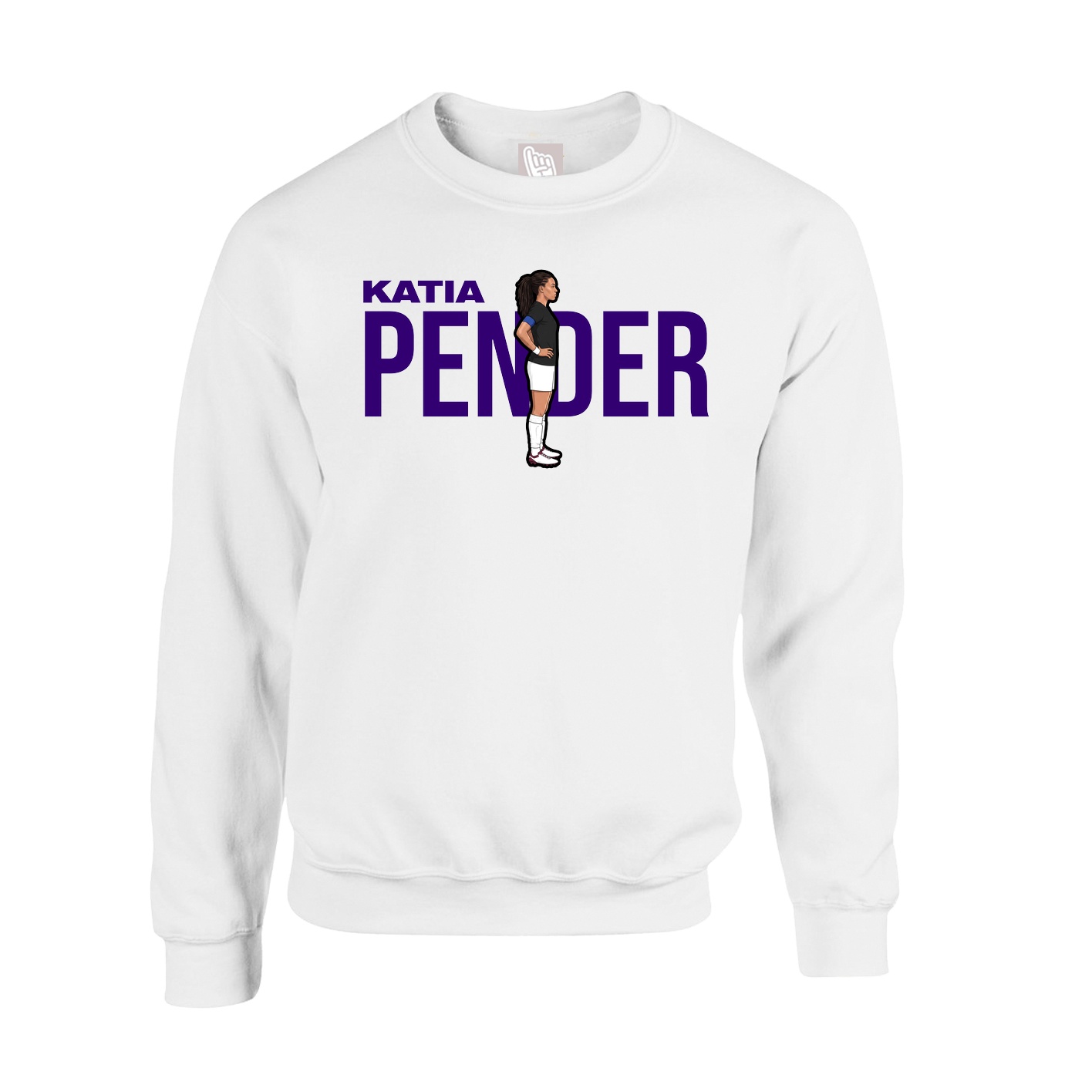 Fleece Crew — Player Name in White