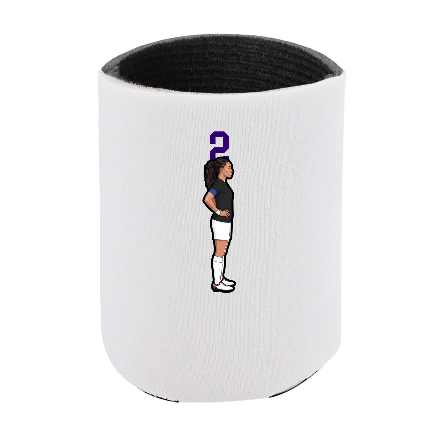 Can Holder — Number Top in White
