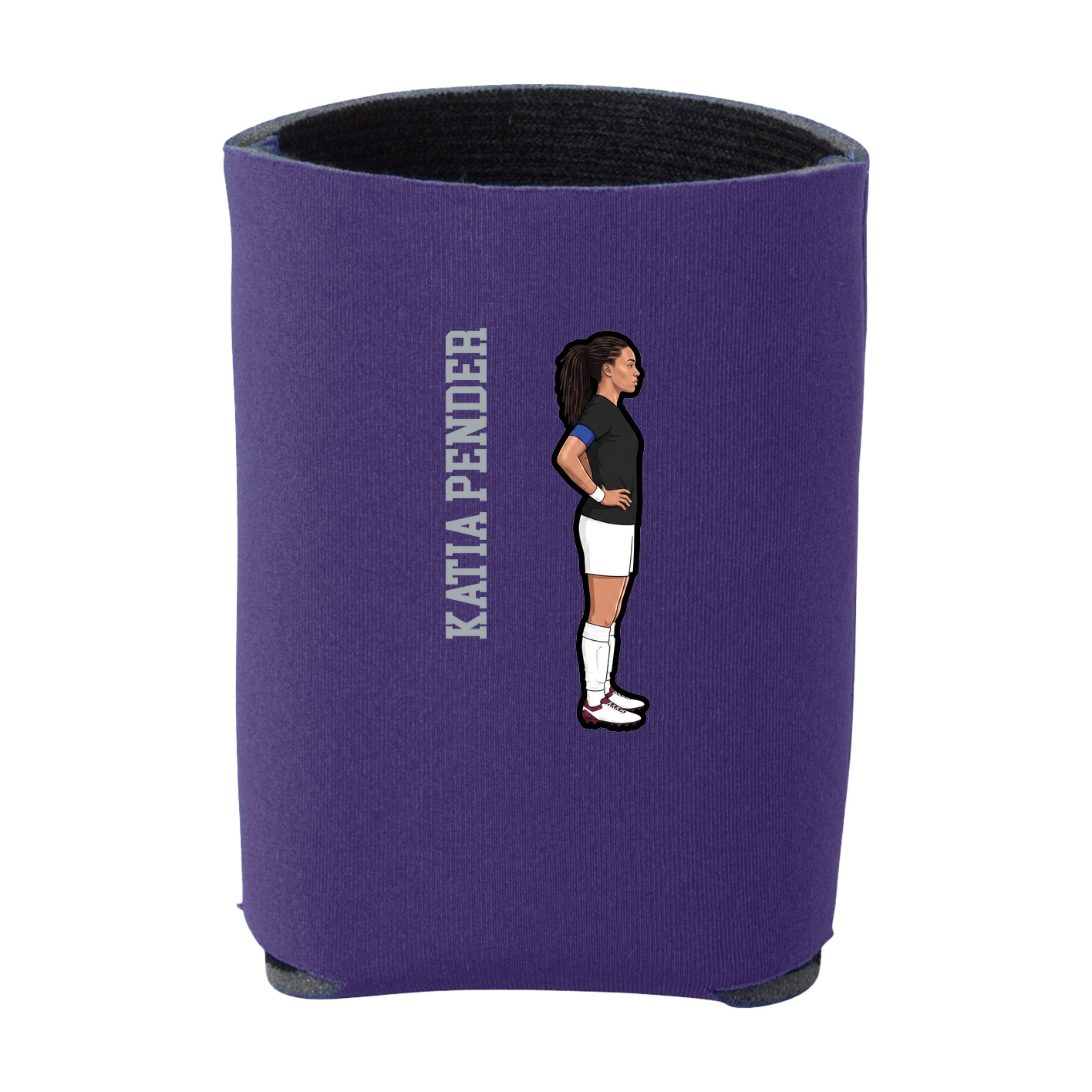Can Holder — Name Vertical in Purple