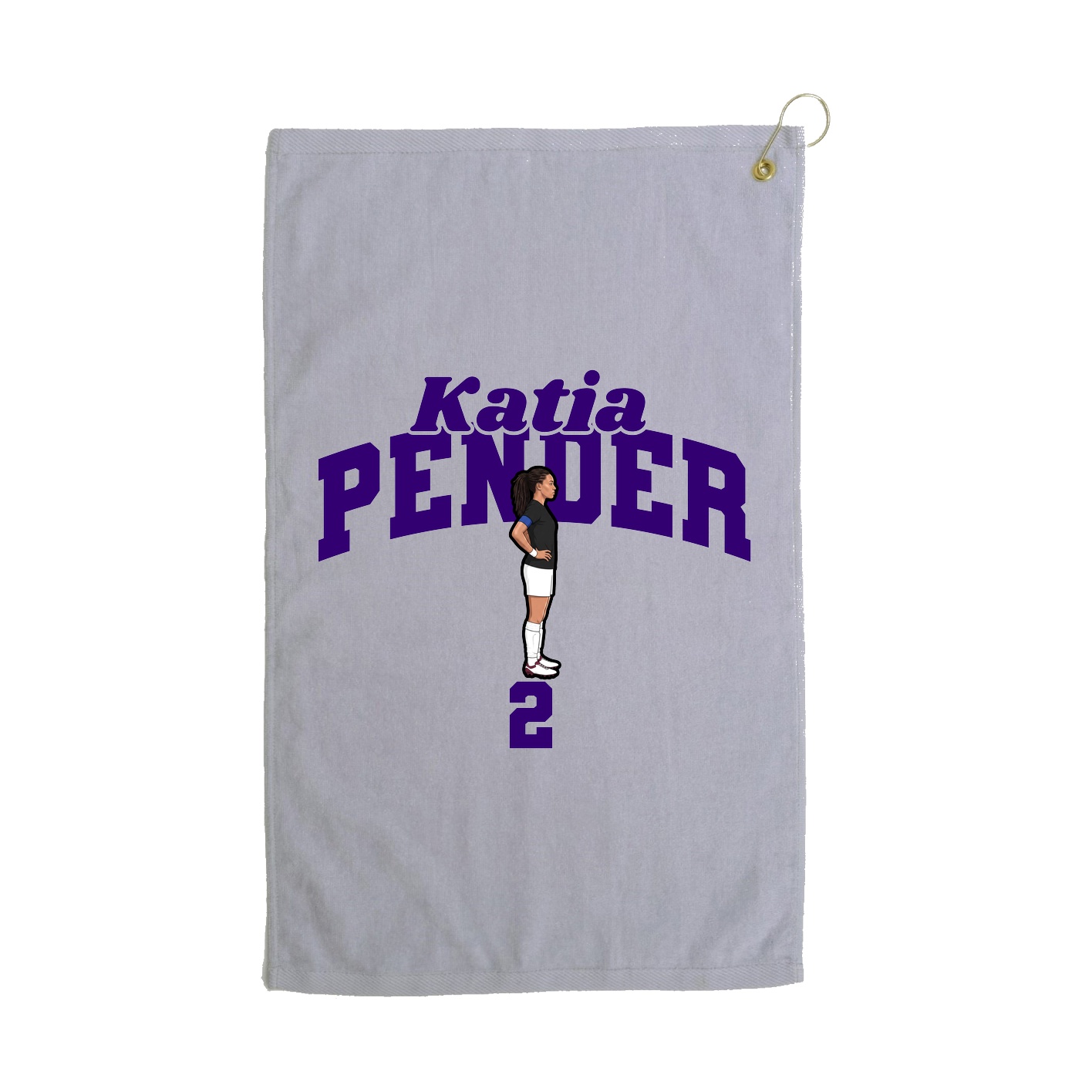 Golf Towel — Signature Arch in Grey