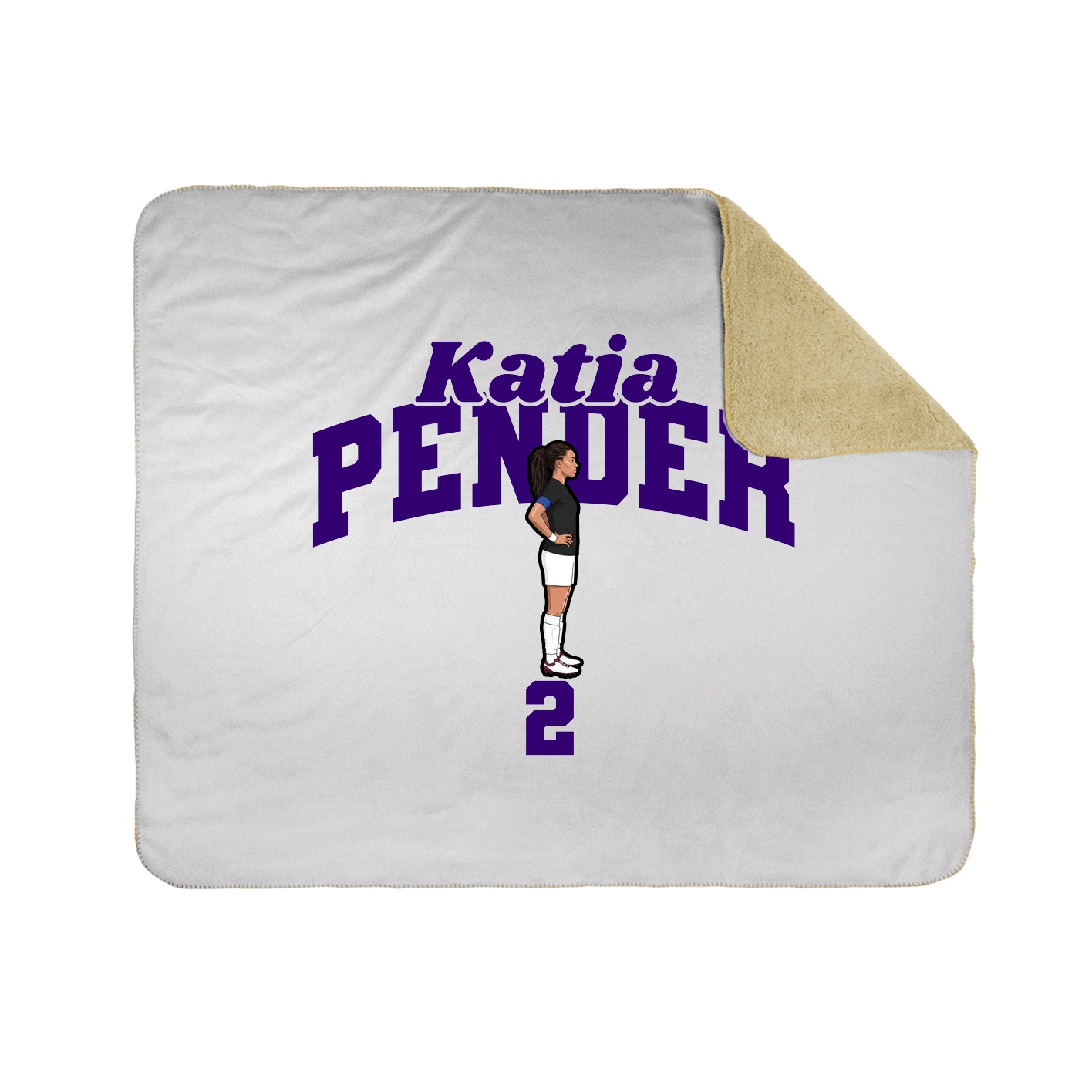Throw Blanket — Signature Arch in White