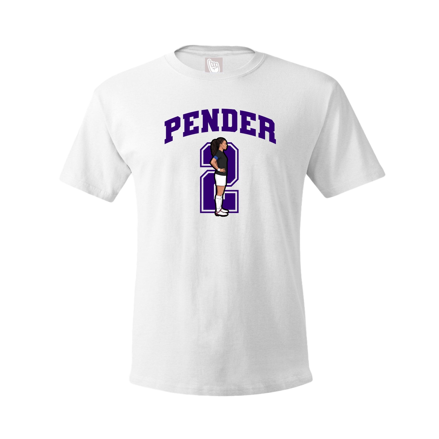 Tee — Number in White
