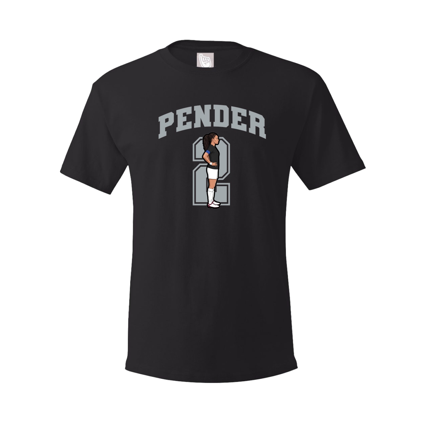 Youth Tee — Number in Black