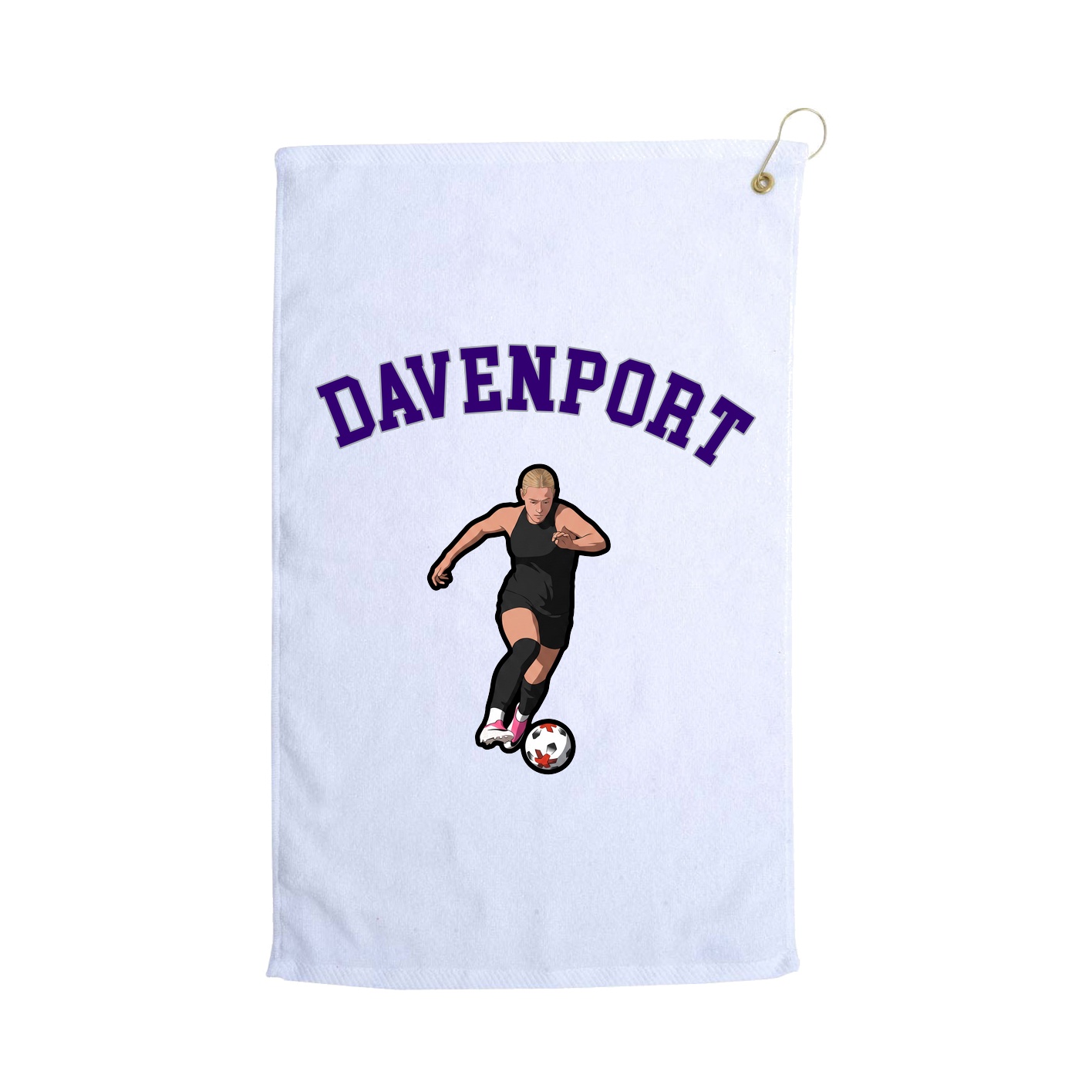 Golf Towel — Shirsey Arch in White