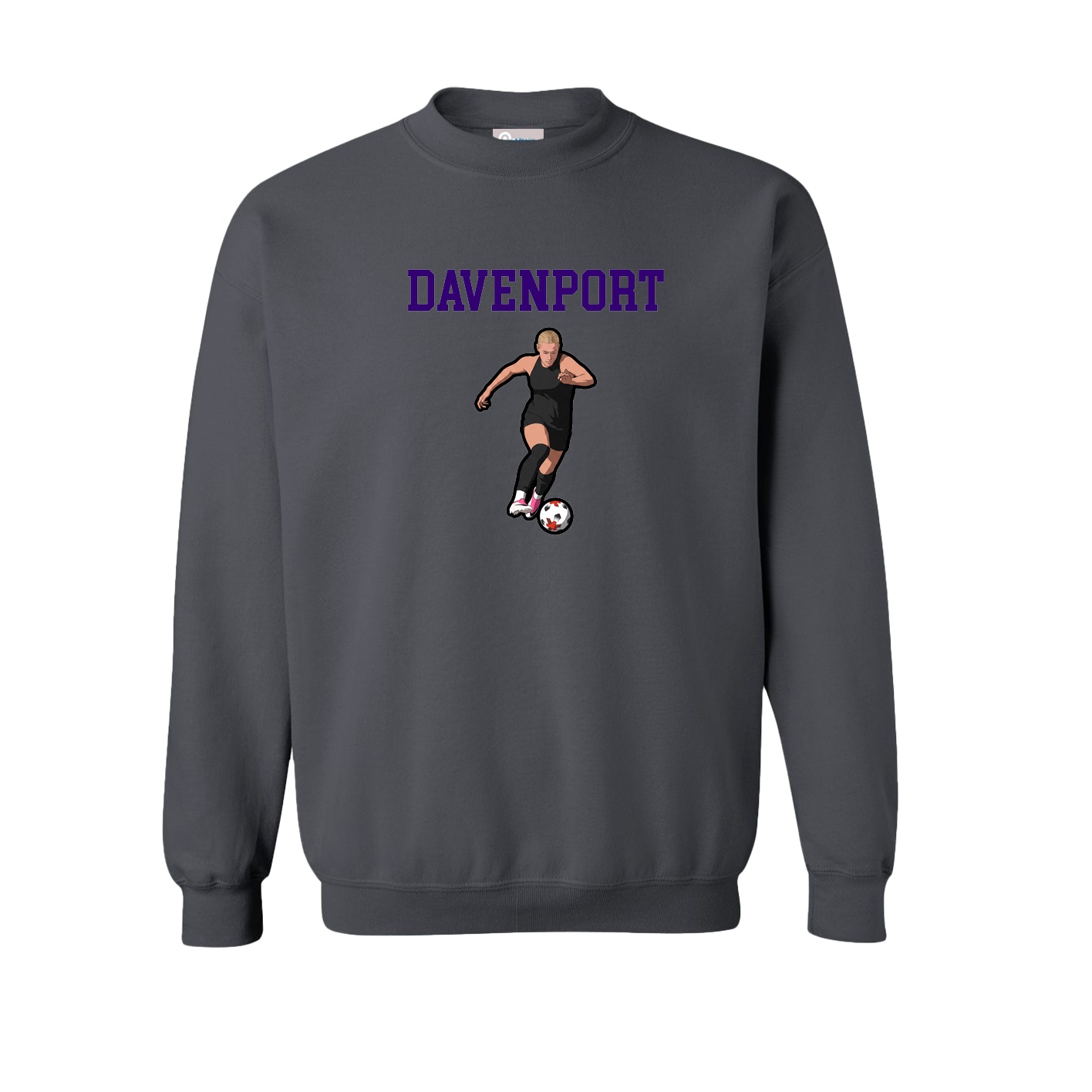 Fleece Crew — Shirsey in Grey