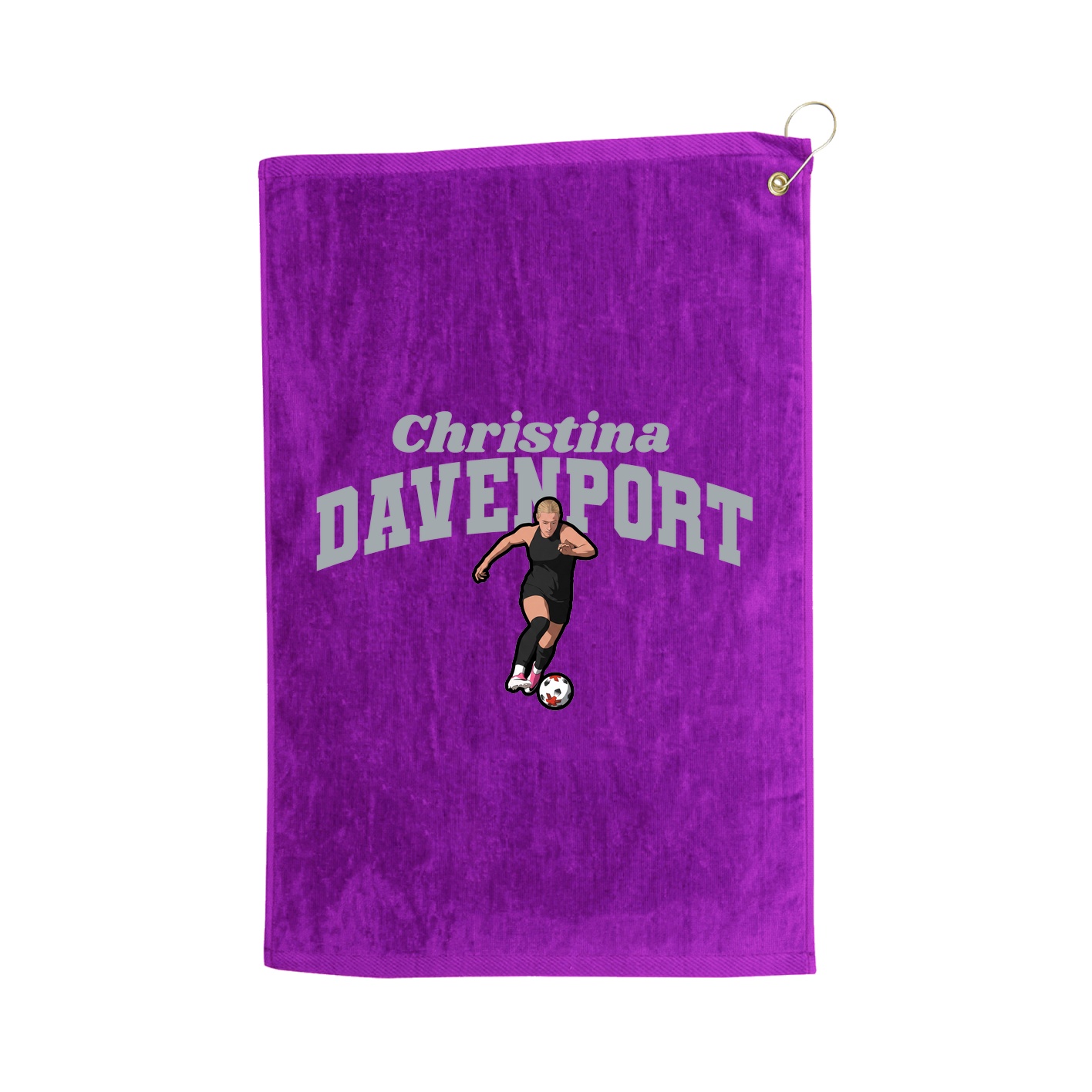 Golf Towel — Signature Arch in Purple