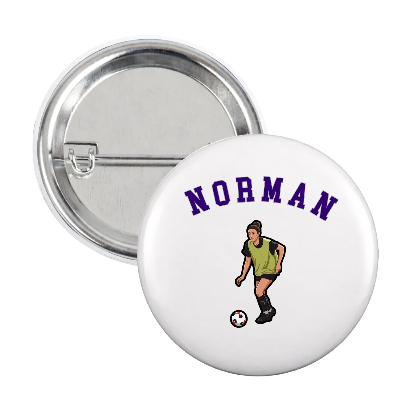 Game Day Button — Shirsey Arch in White