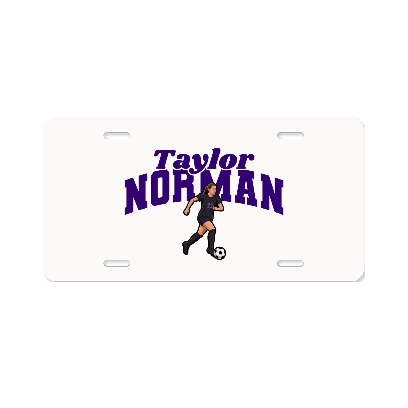 License Plate — Signature Arch in Classic