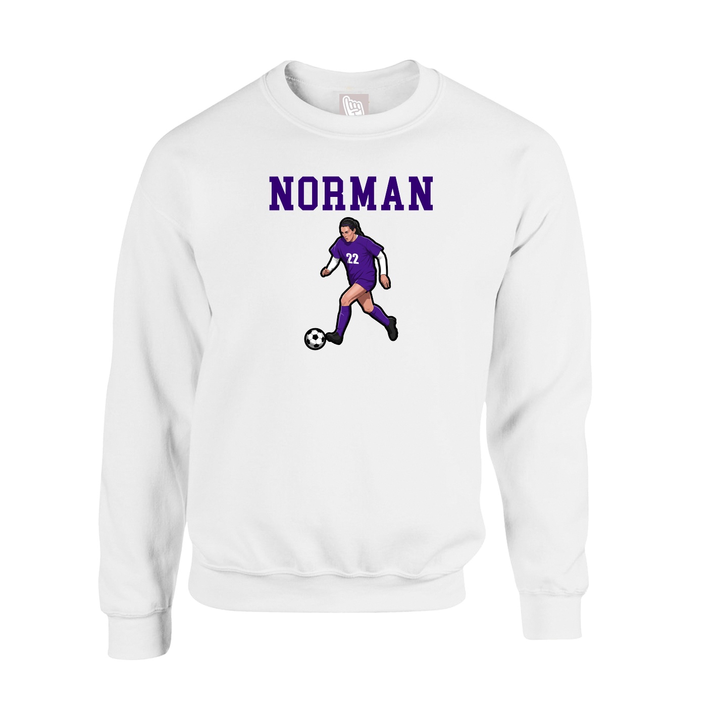 Fleece Crew — Shirsey in White