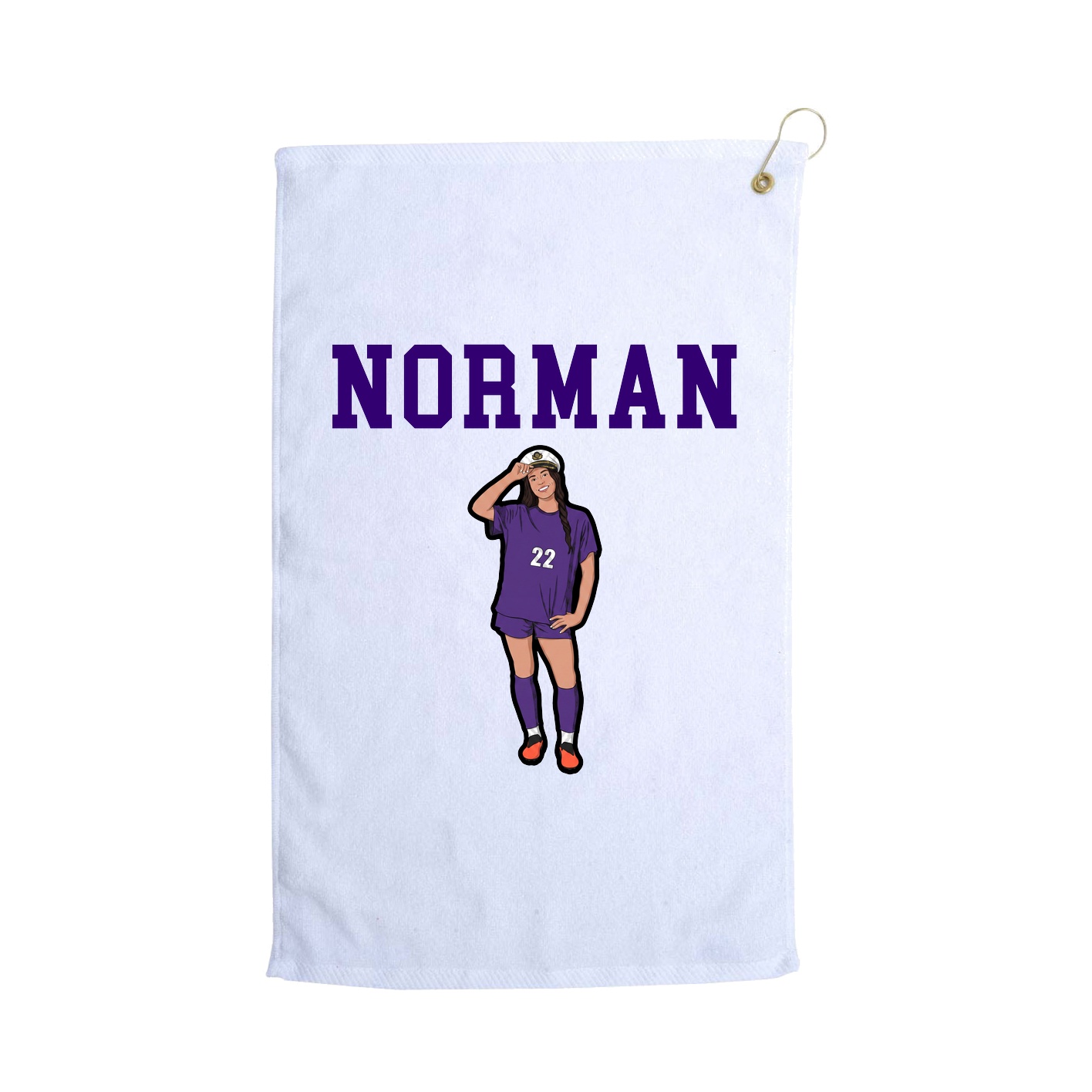 Golf Towel — Shirsey in White