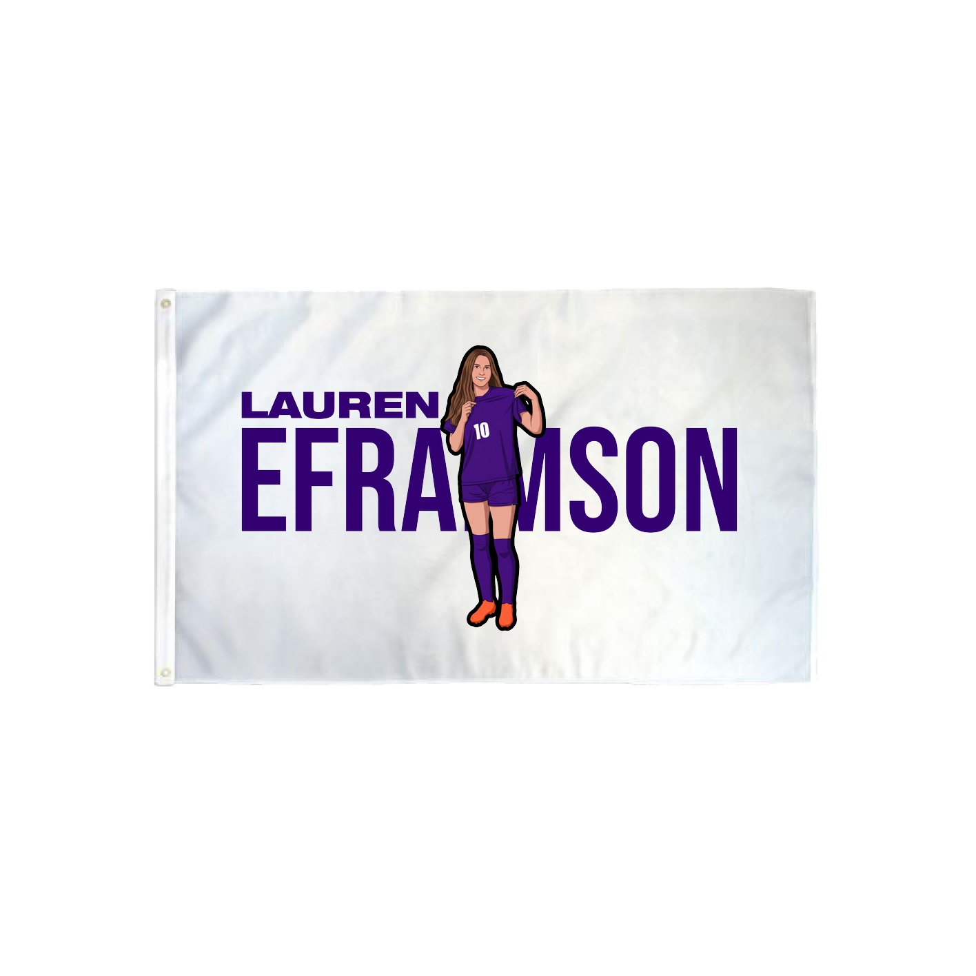 3x5 Flag — Player Name in Classic