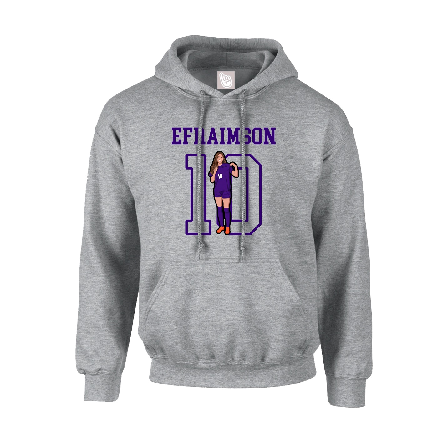 Hoodie — Shirsey in Grey