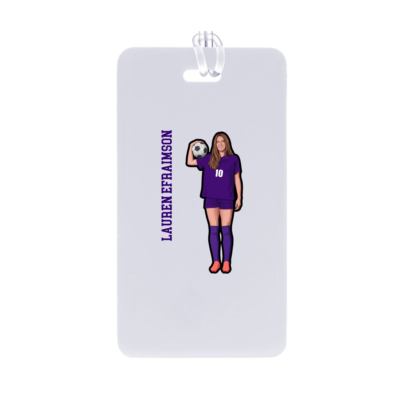 Bag Tag — Name Vertical in Classic
