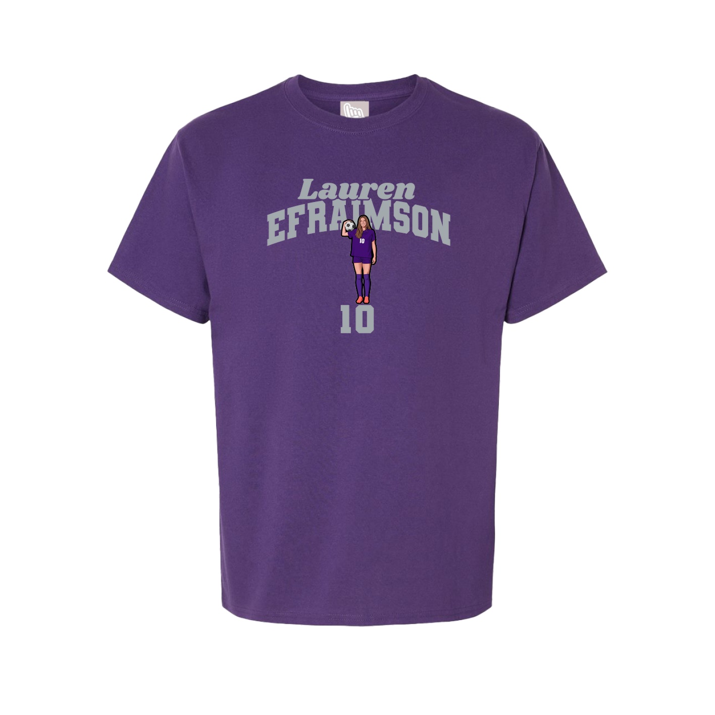 Tee — Signature Arch in Purple