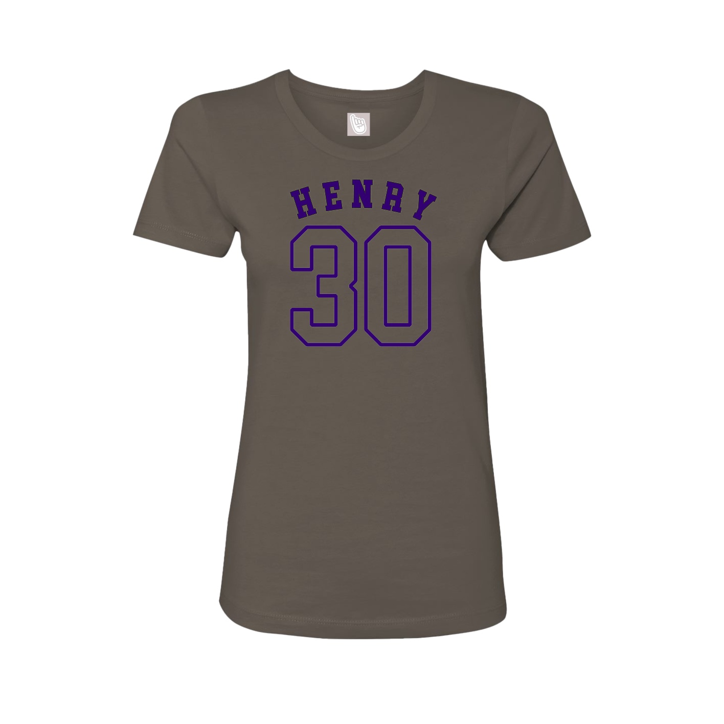 Fitted Women's Tee — Shirsey Arch in Grey