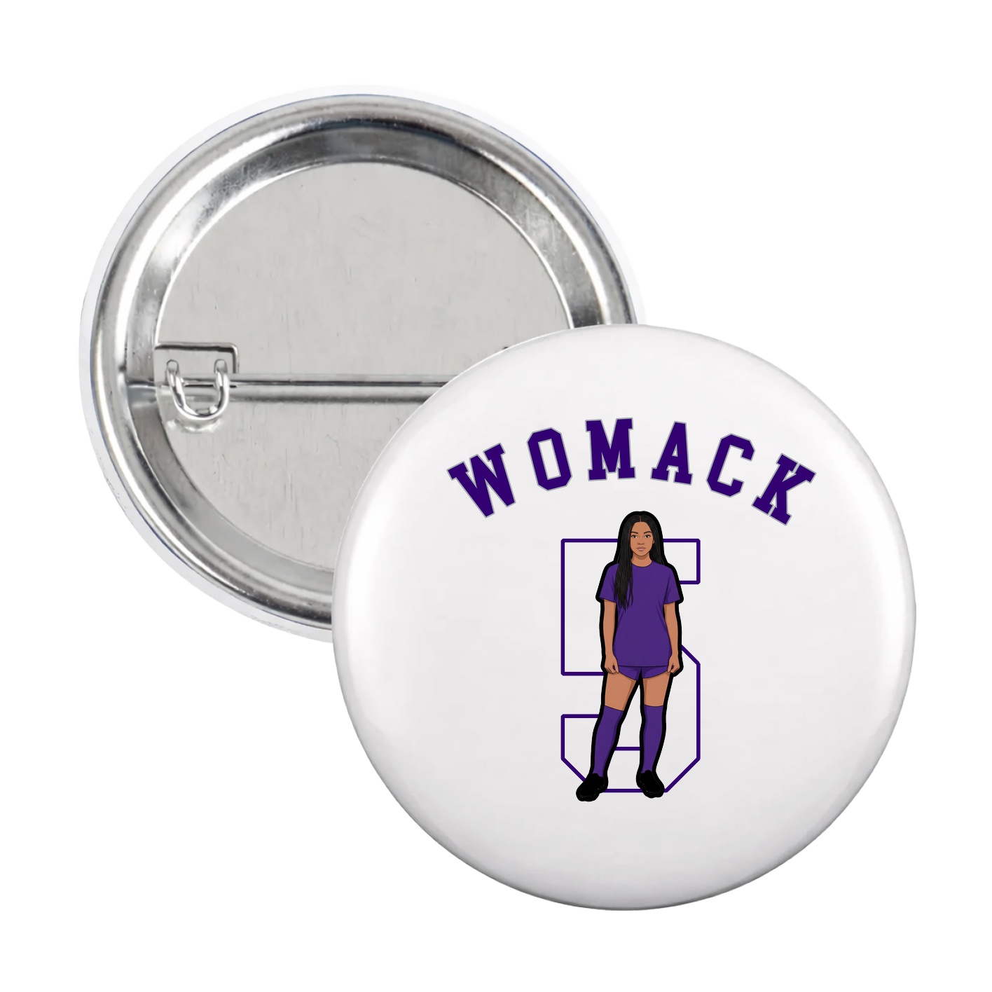 Game Day Button — Shirsey Arch in White