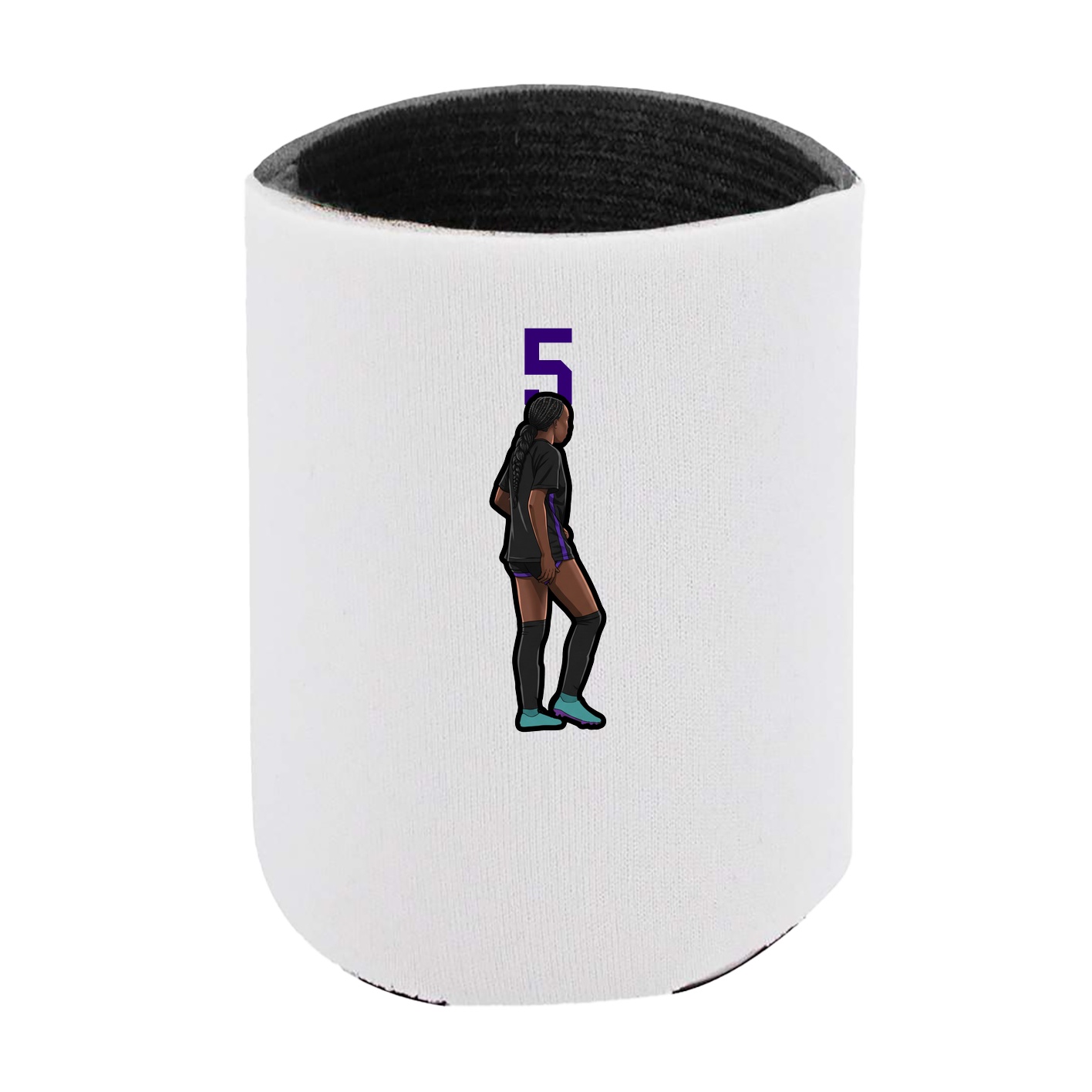 Can Holder — Number Top in White