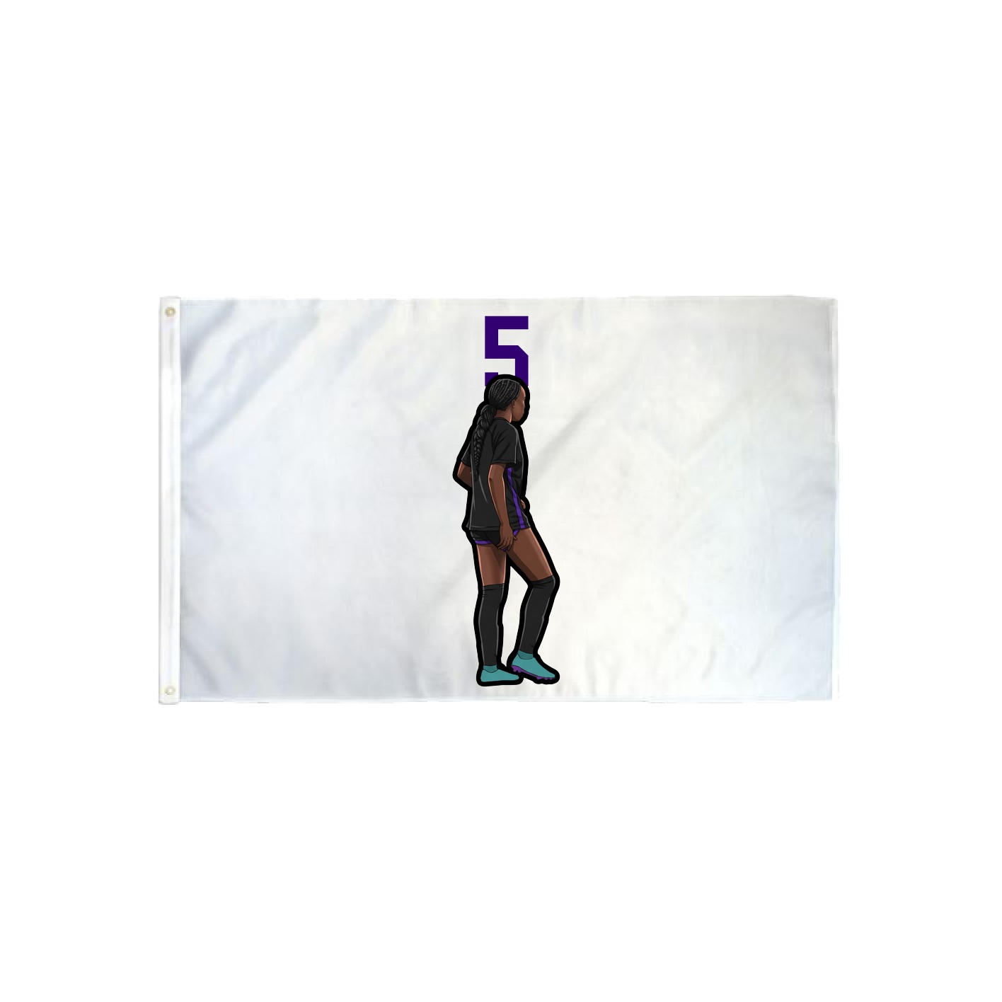 3x5 Flag — Number Top in Classic