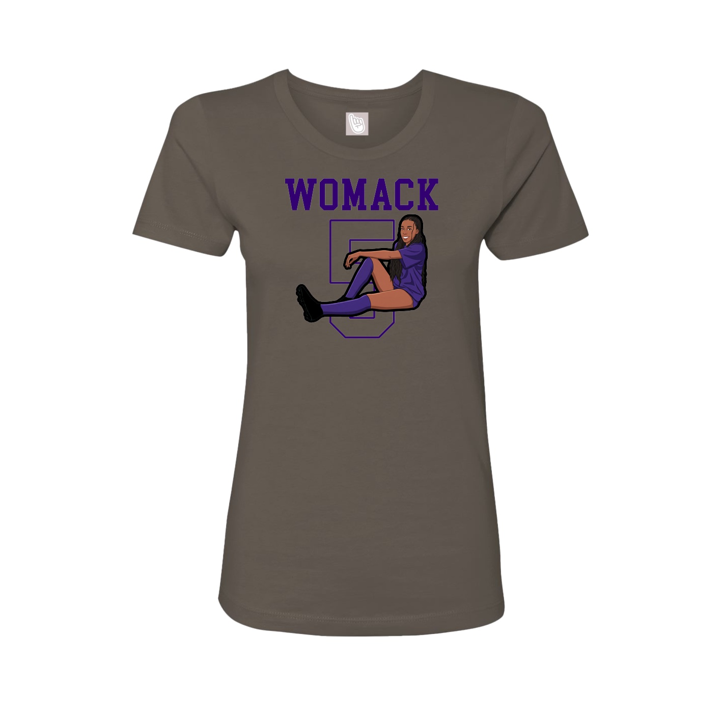 Fitted Women's Tee — Shirsey in Grey
