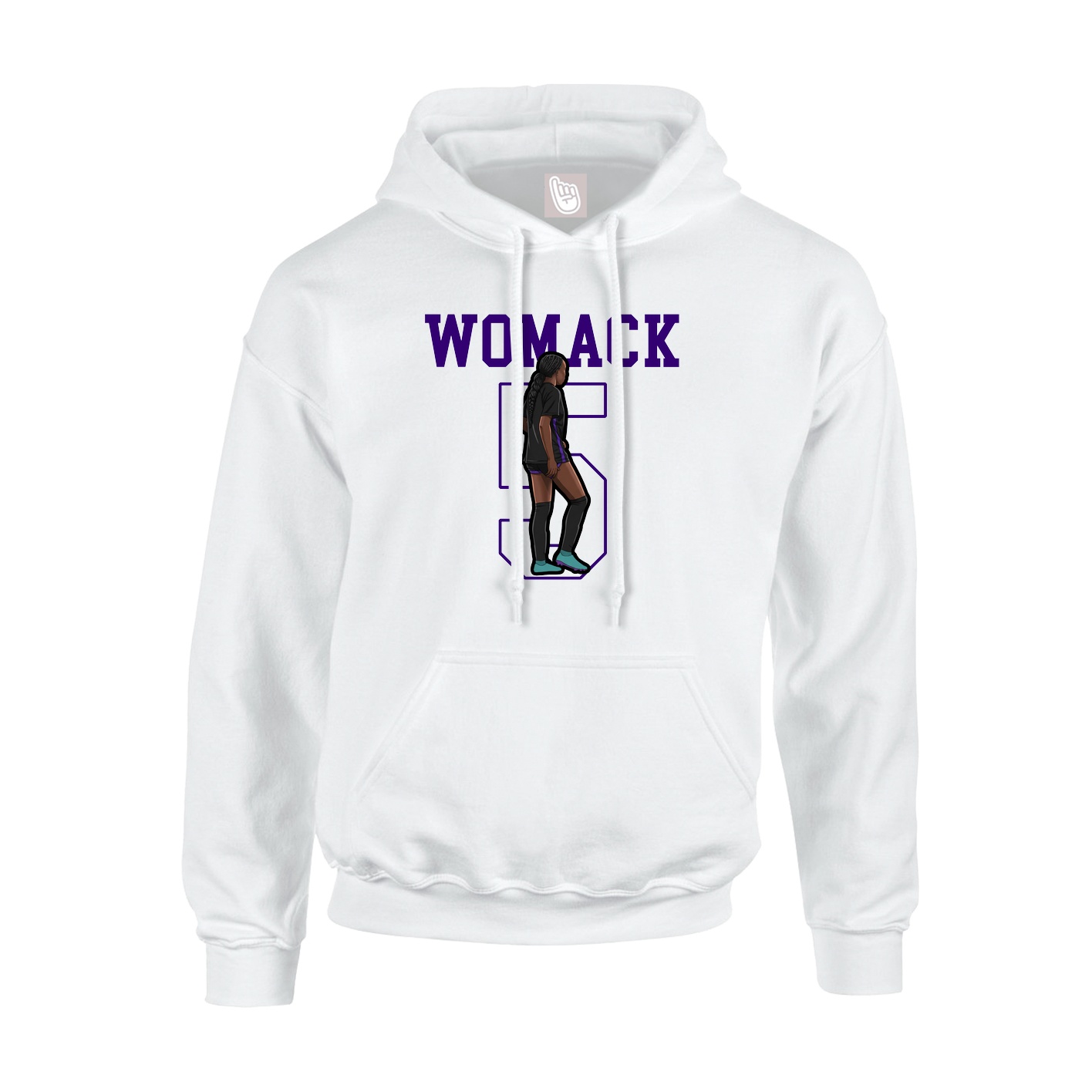 Hoodie — Shirsey in White