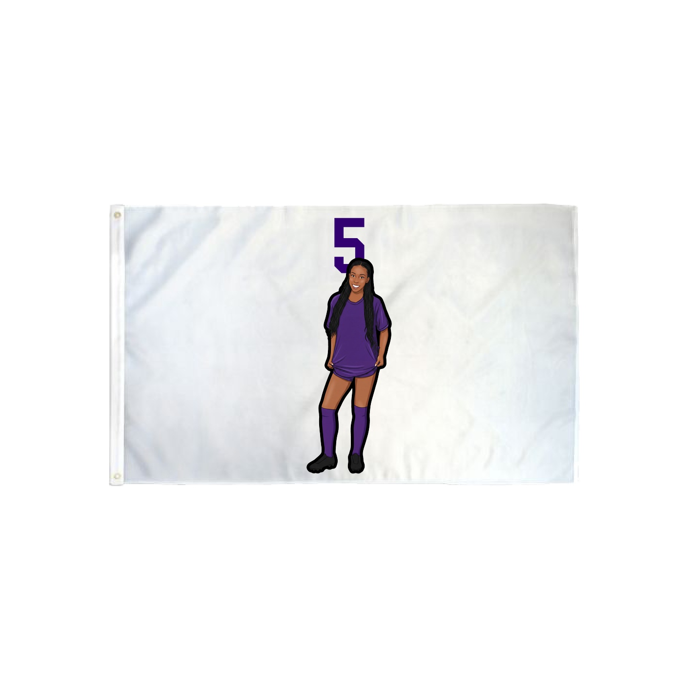 3x5 Flag — Number Top in Classic