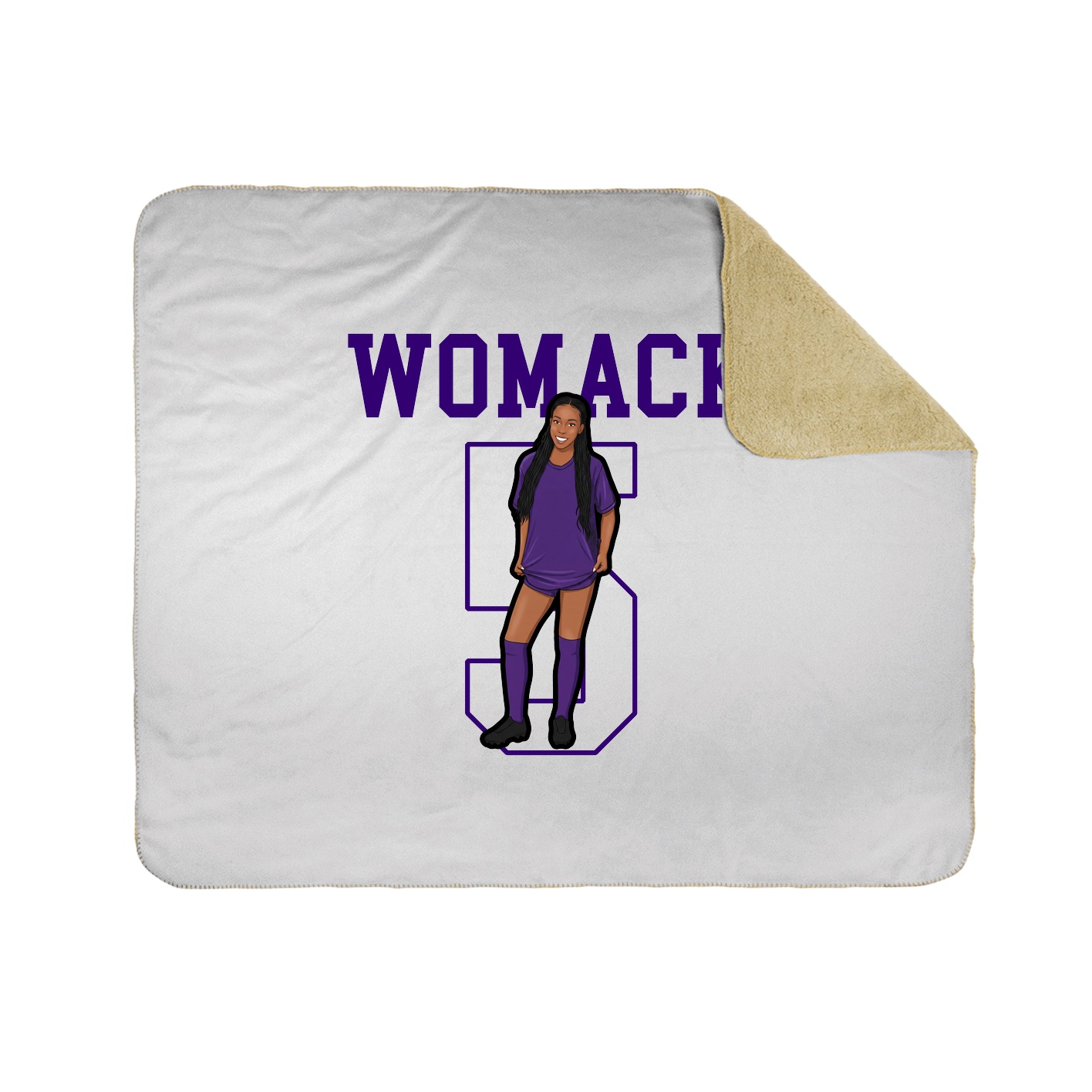 Throw Blanket — Shirsey in White