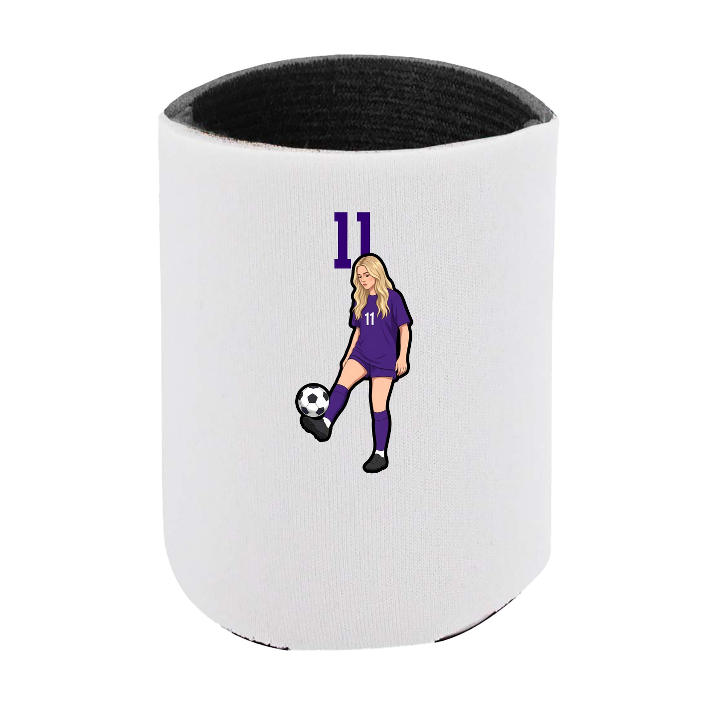 Can Holder — Number Top in White