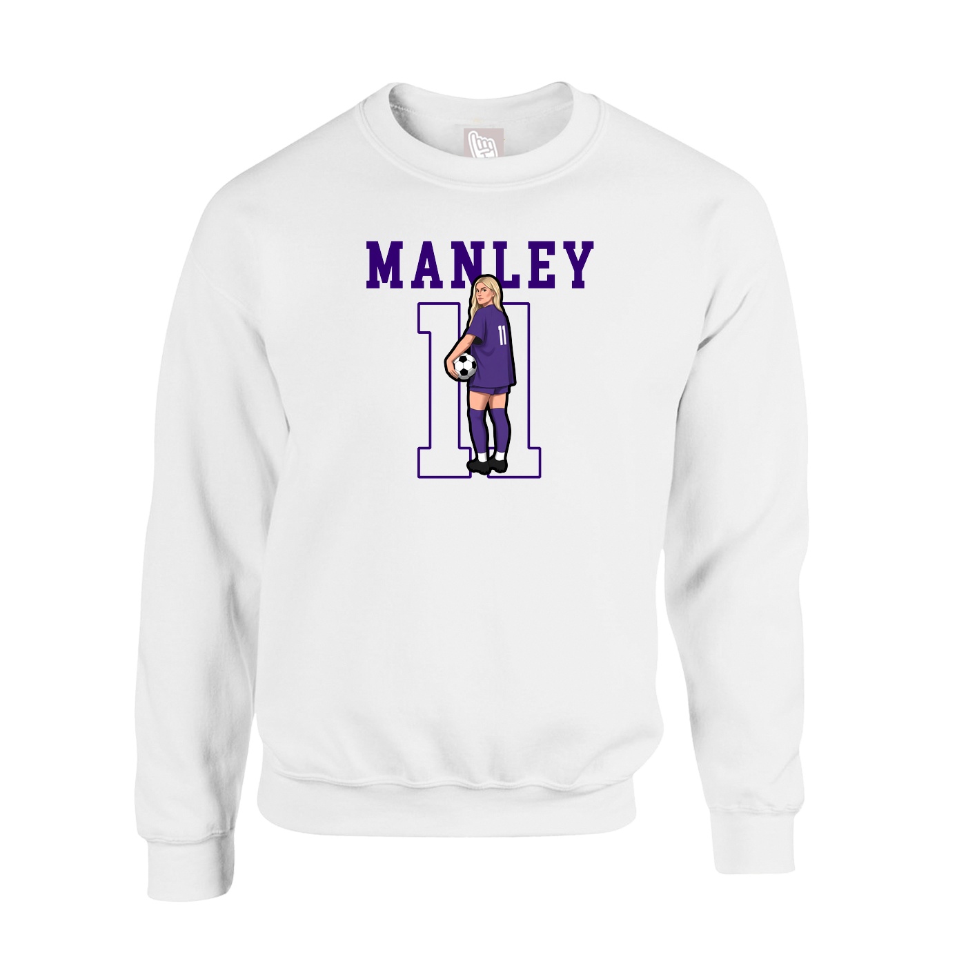 Fleece Crew — Shirsey in White