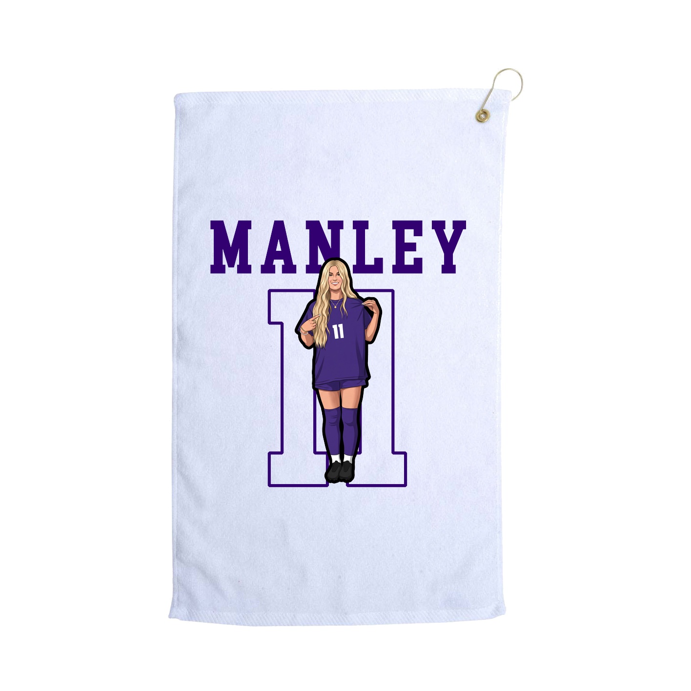Golf Towel — Shirsey in White