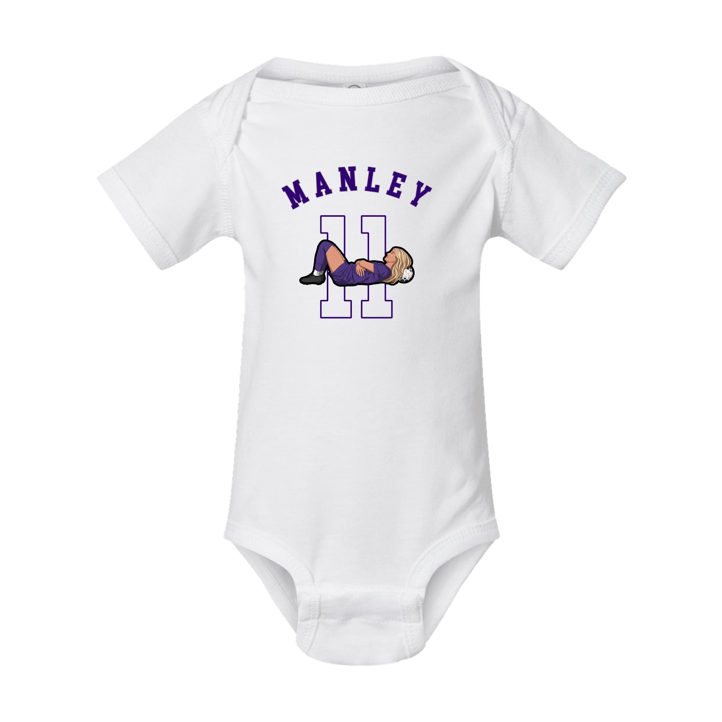 Baby Onesie — Shirsey Arch in White