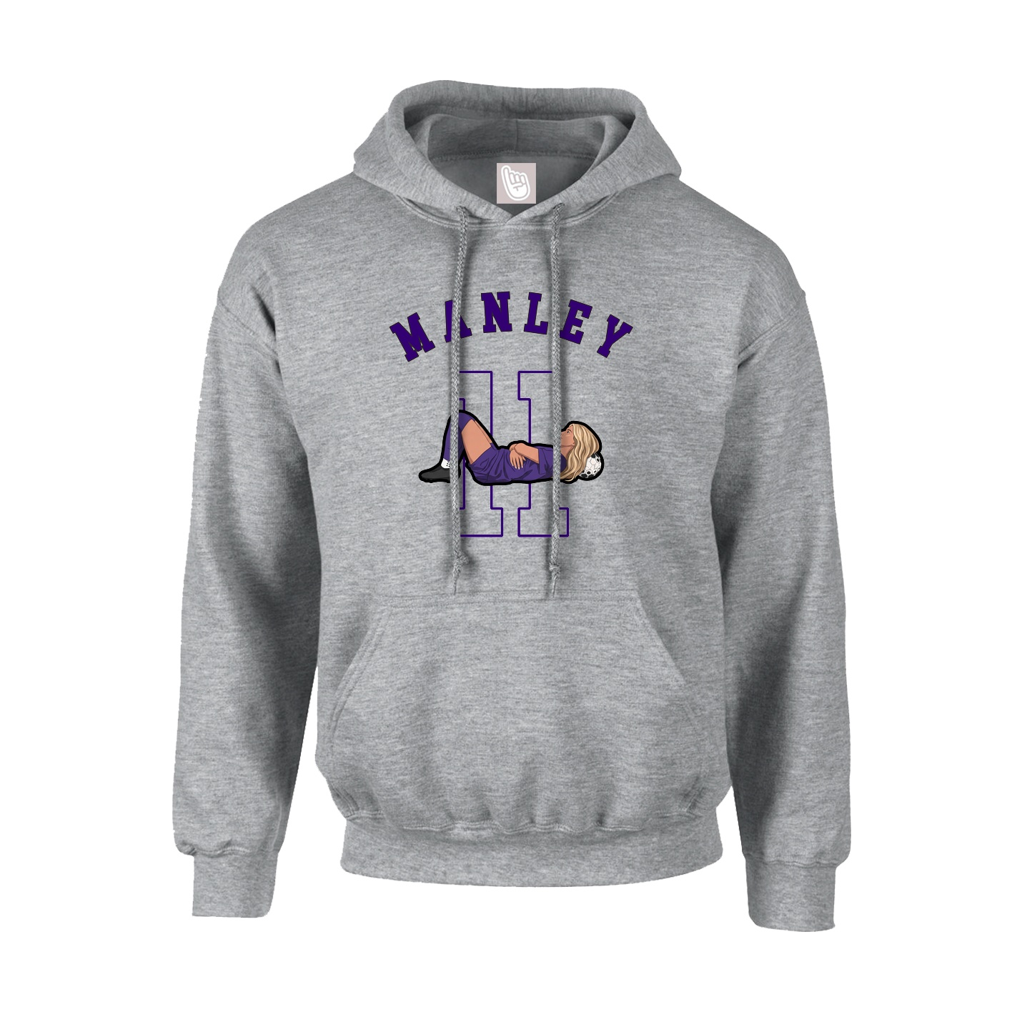Youth Hoodie — Shirsey Arch in Grey