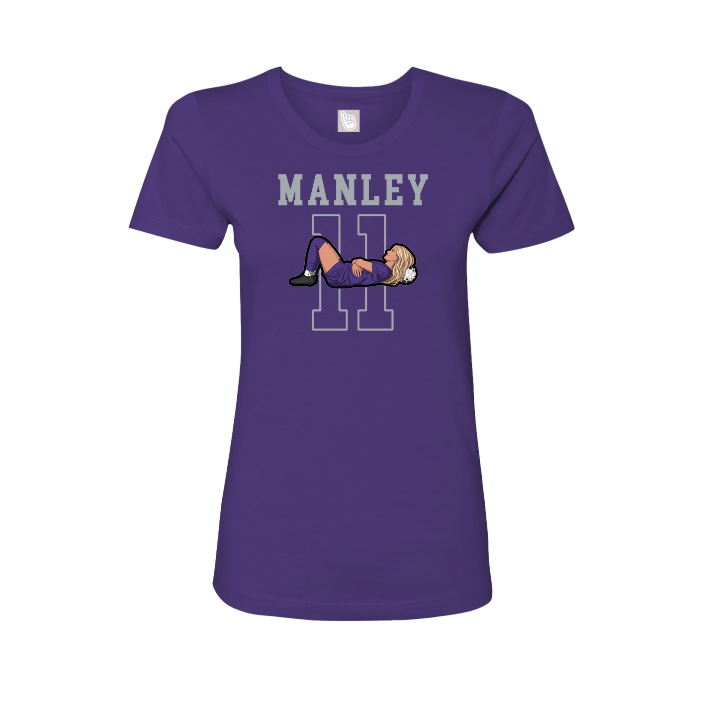 Fitted Women's Tee — Shirsey in Purple