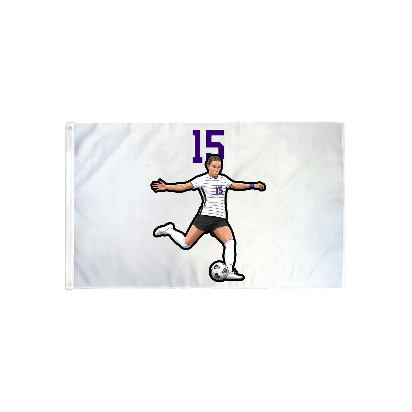3x5 Flag — Number Top in Classic