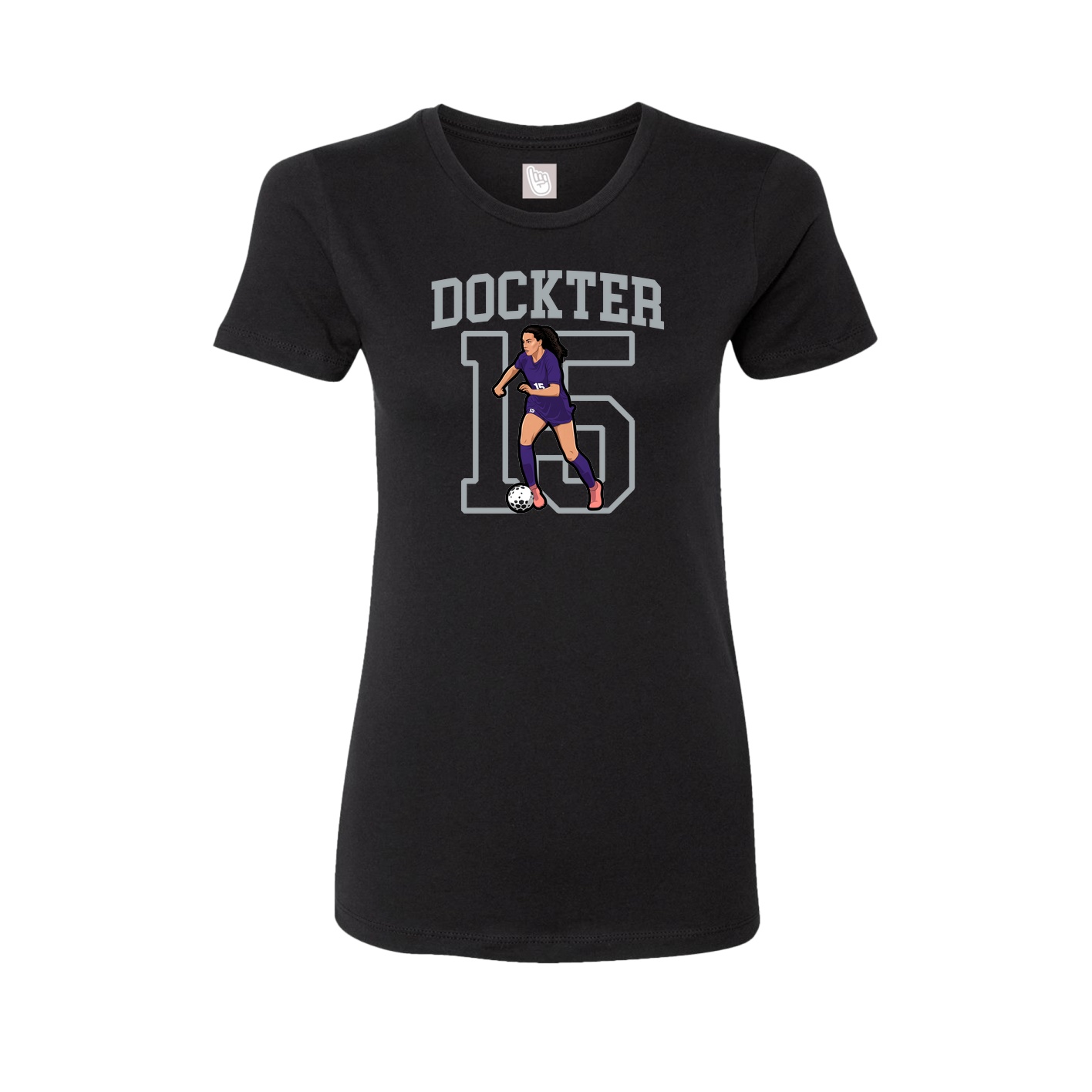 Fitted Women's Tee — Shirsey in Black