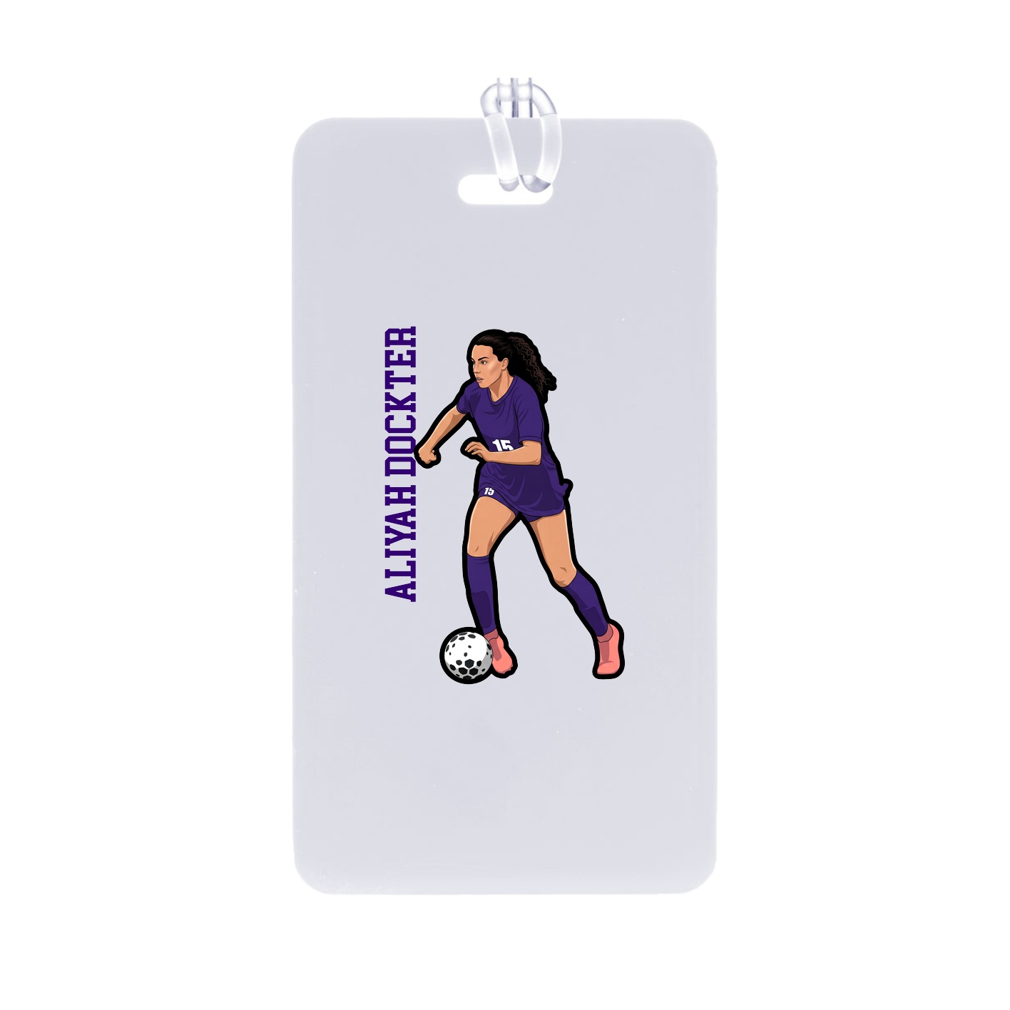 Bag Tag — Name Vertical in Classic
