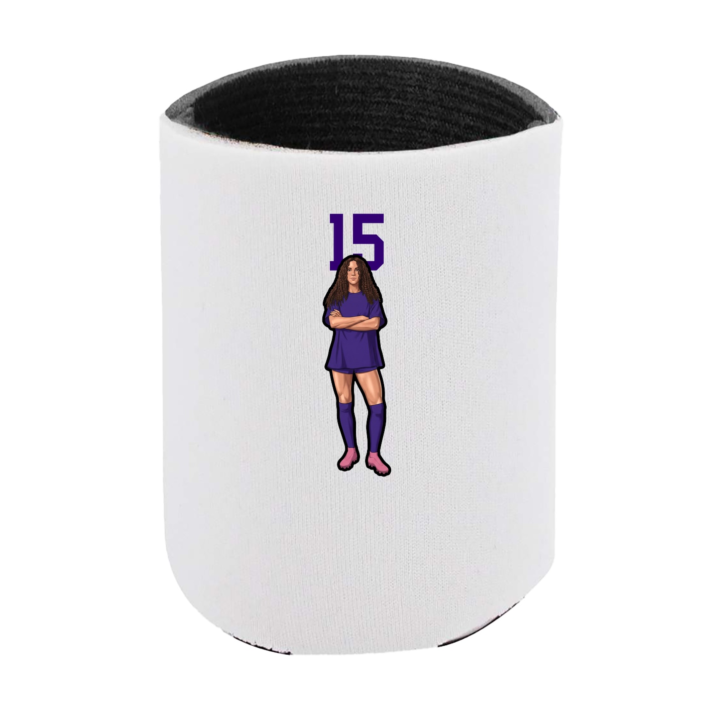 Can Holder — Number Top in White