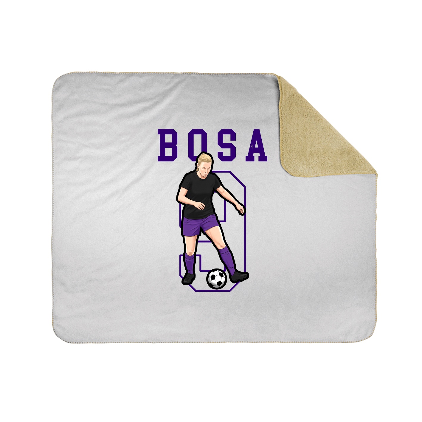 Throw Blanket — Shirsey in White