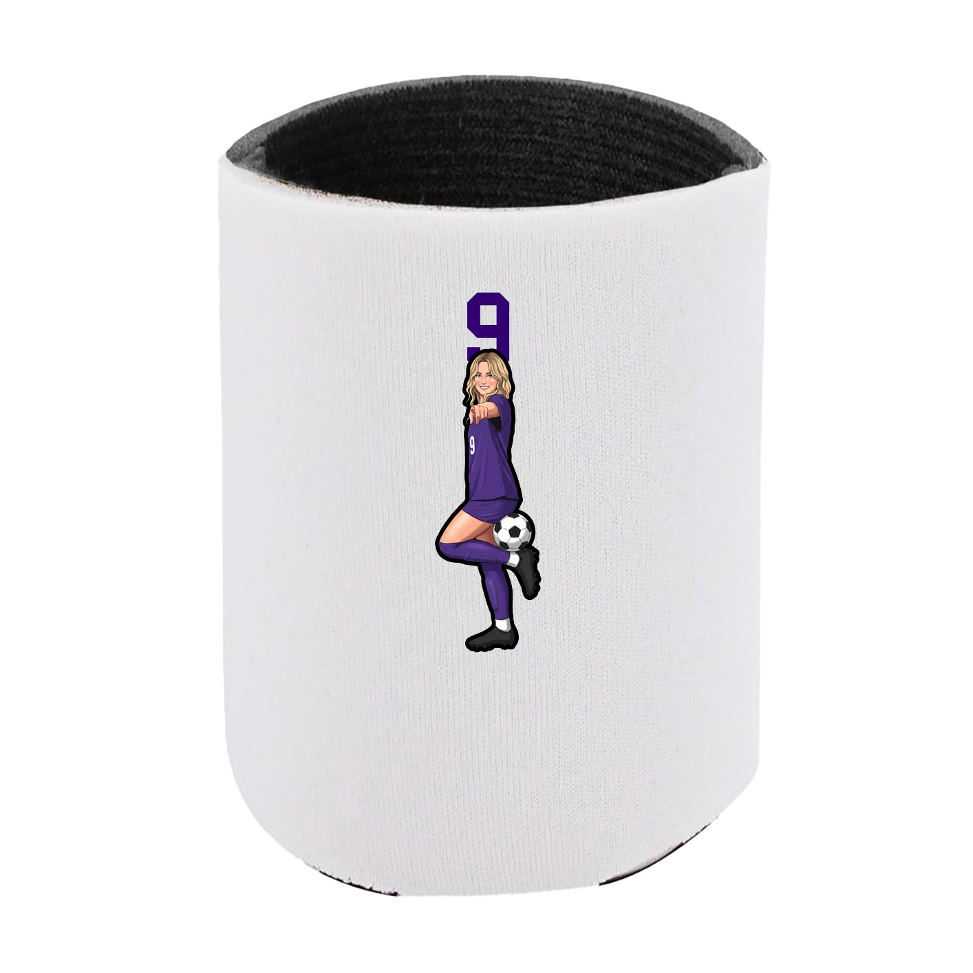 Can Holder — Number Top in White