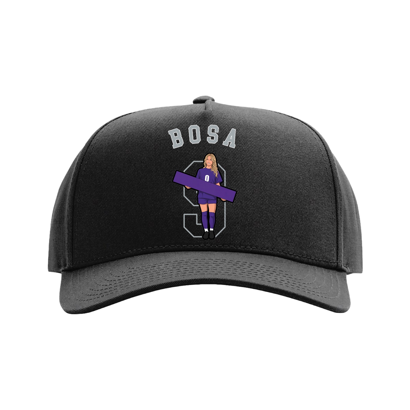 Full Fabric Five-Panel Champ Cap