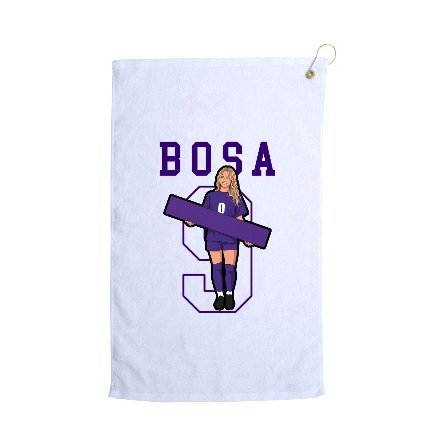 Golf Towel — Shirsey in White