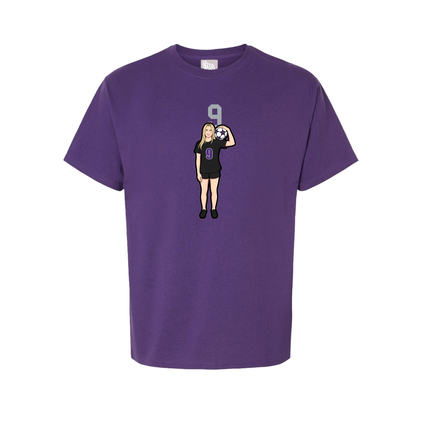 Tee — Number Top in Purple