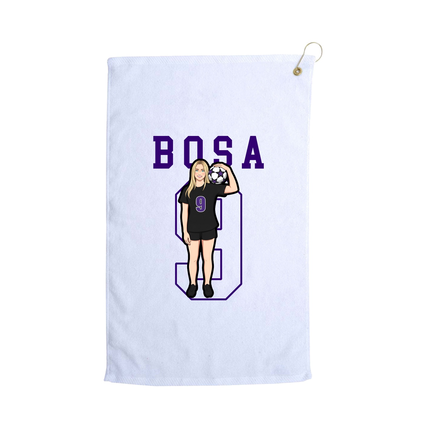 Golf Towel — Shirsey in White
