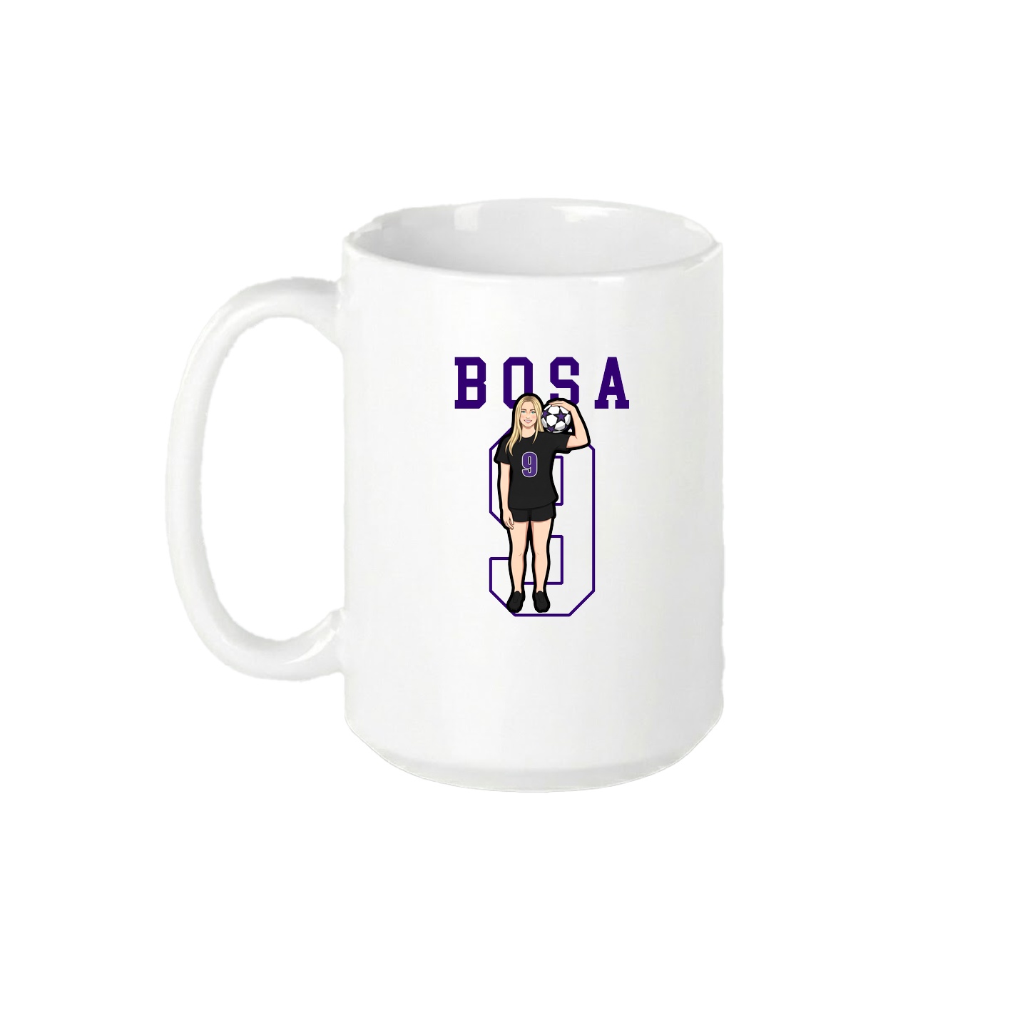 15oz Coffee Mug — Shirsey in White