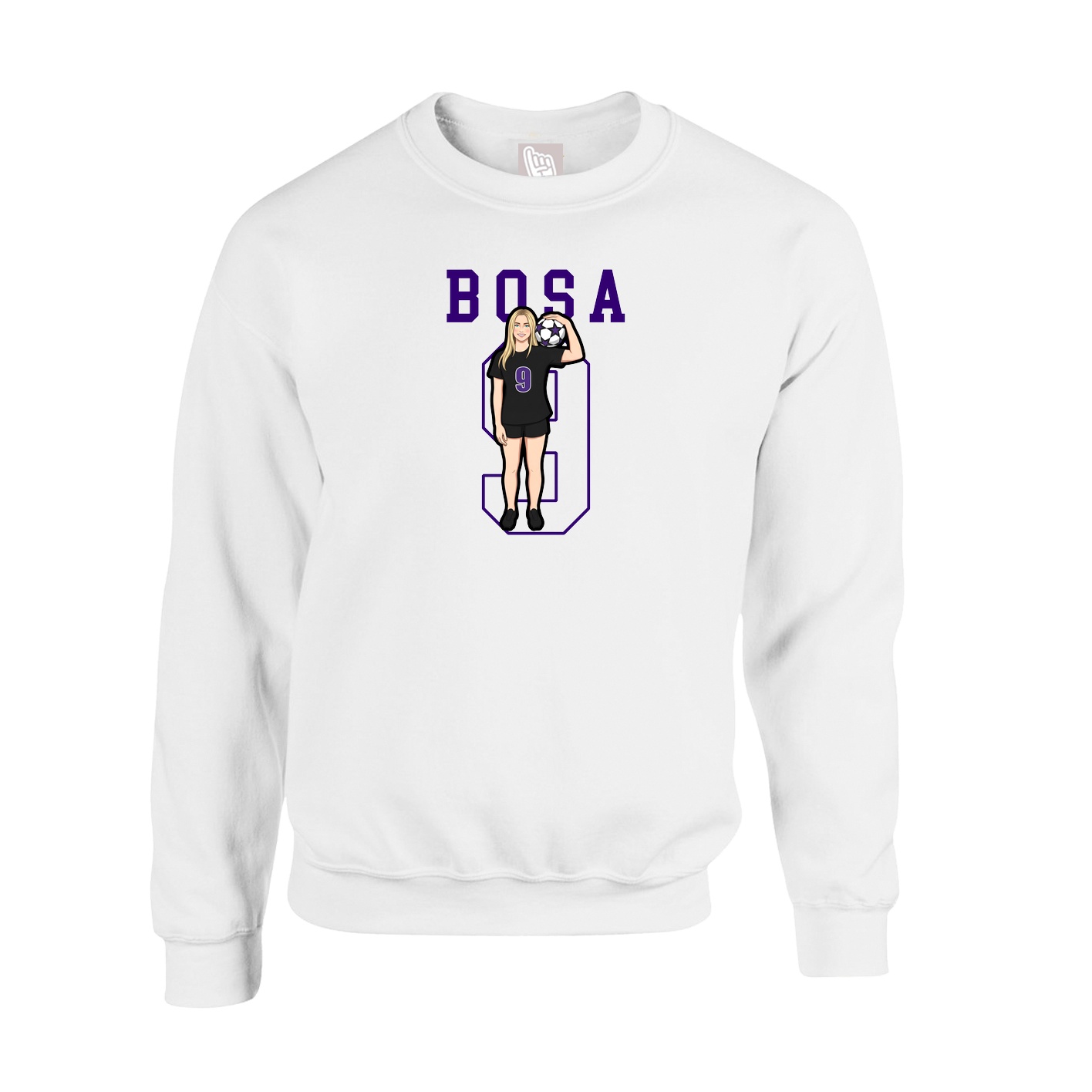 Fleece Crew — Shirsey in White