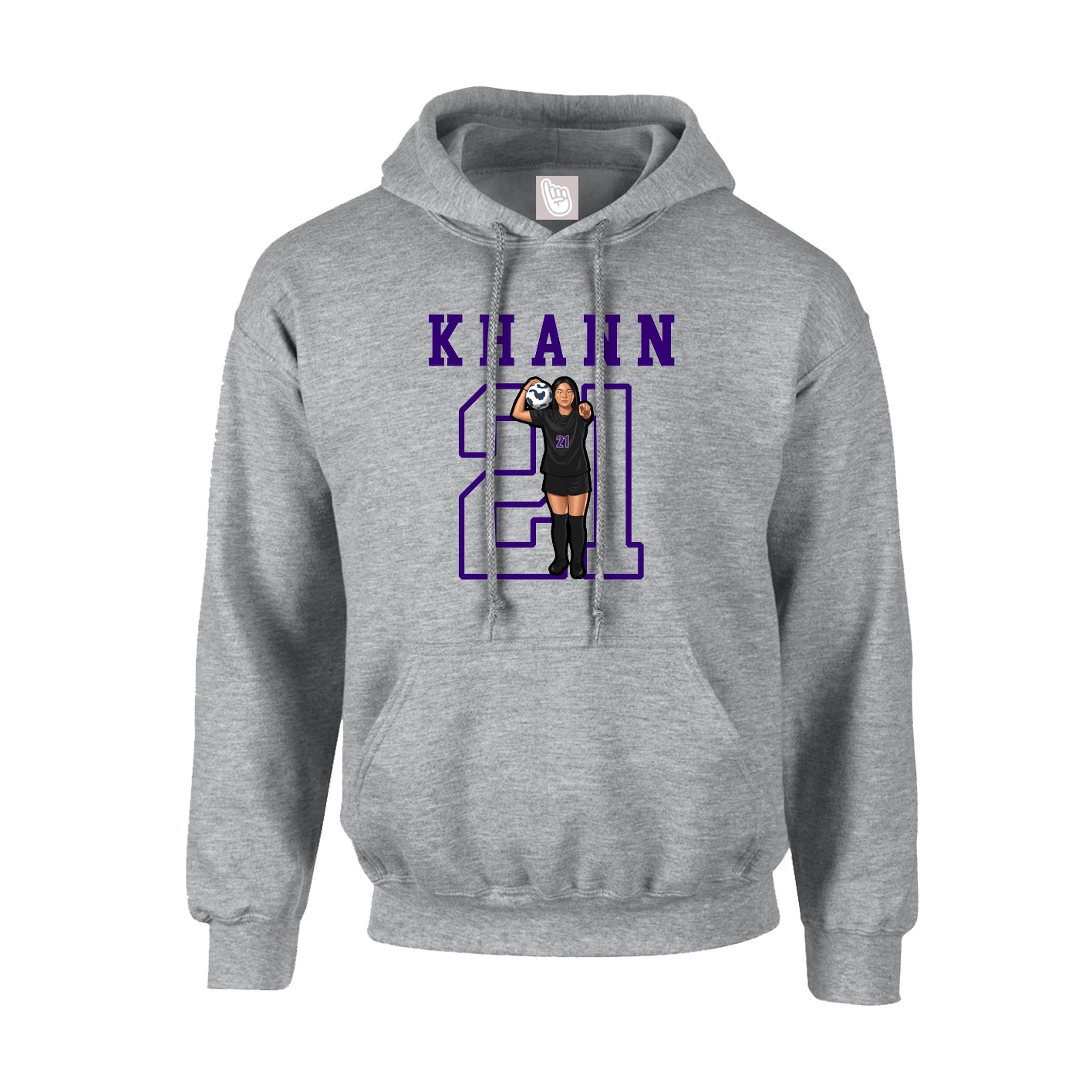 Hoodie — Shirsey in Grey