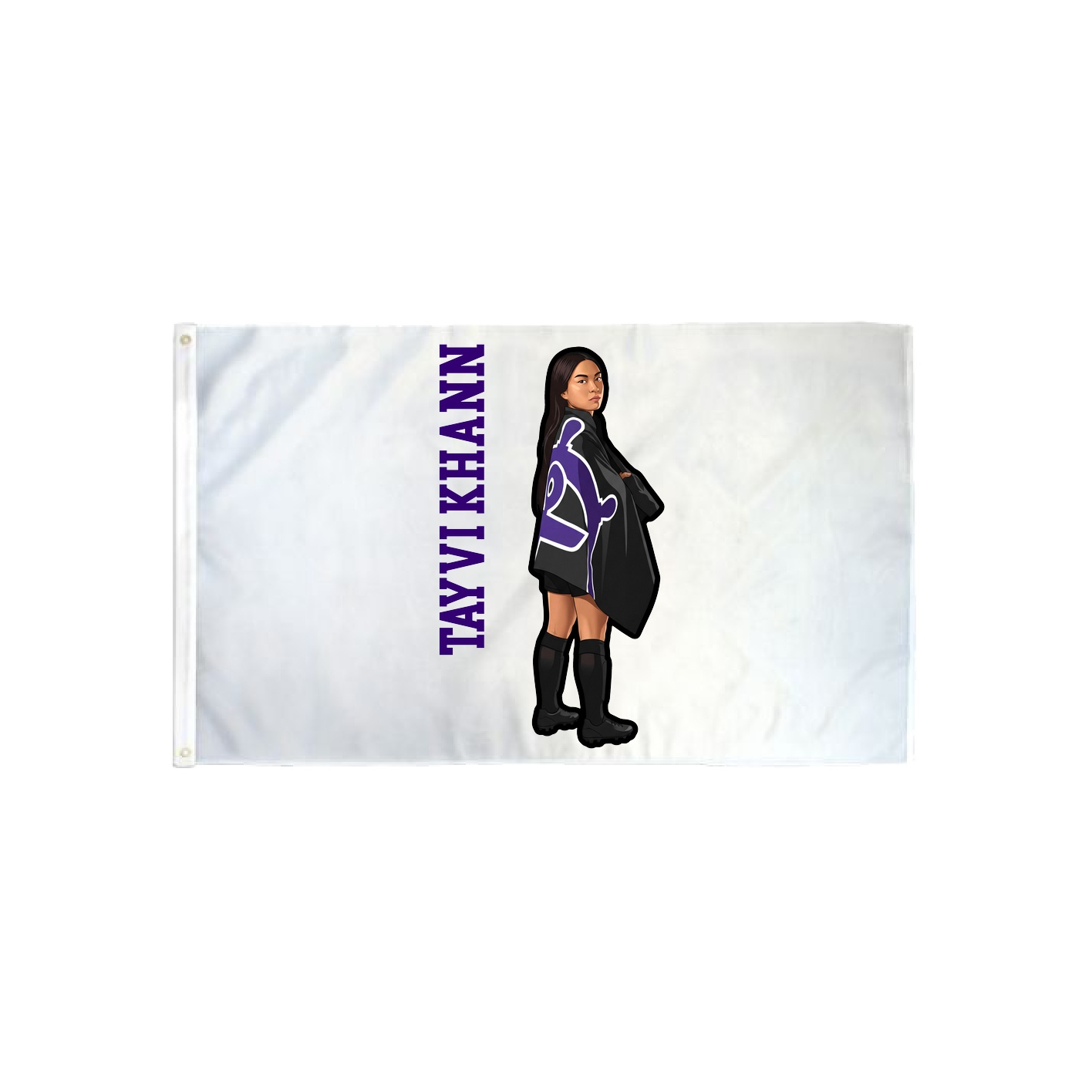 3x5 Flag — Name Vertical in Classic