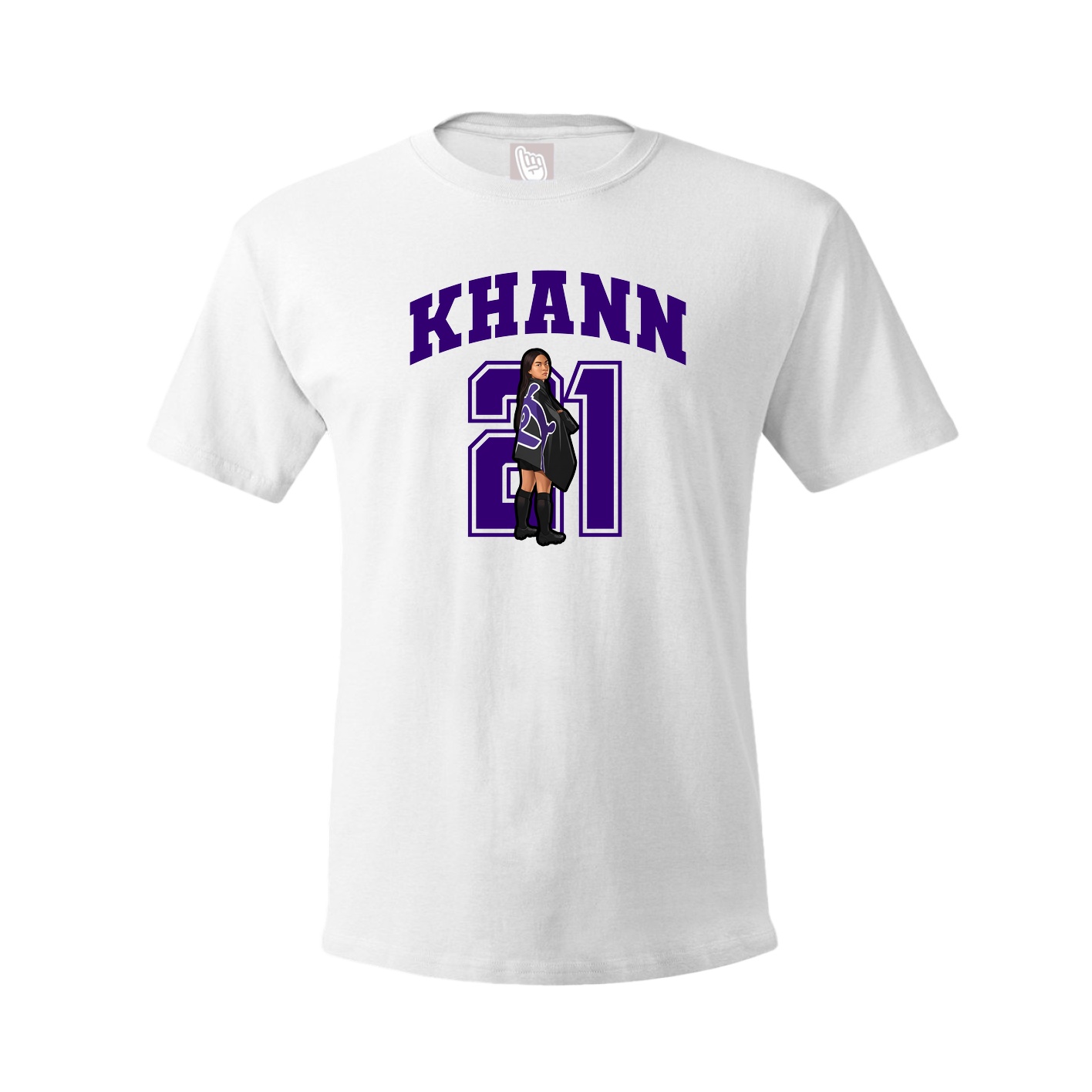 Tee — Number in White